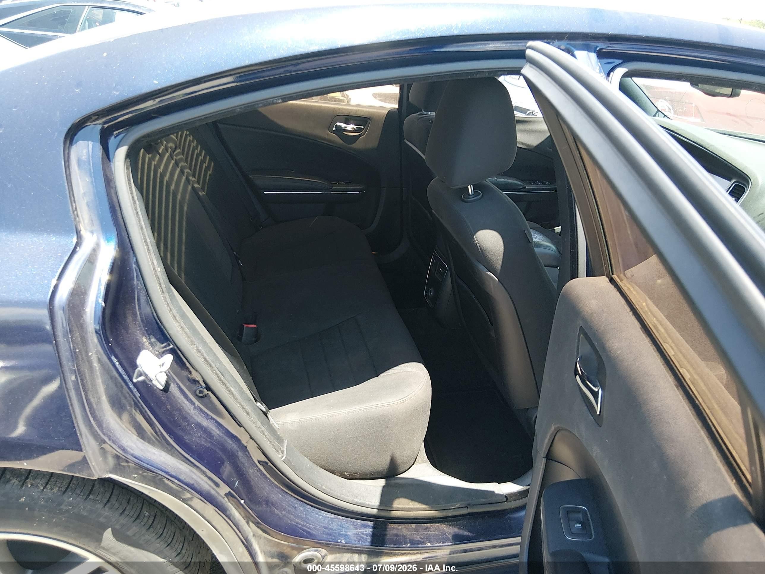 2014 Dodge Charger Sxt Blue vin: 2C3CDXHGXEH329369