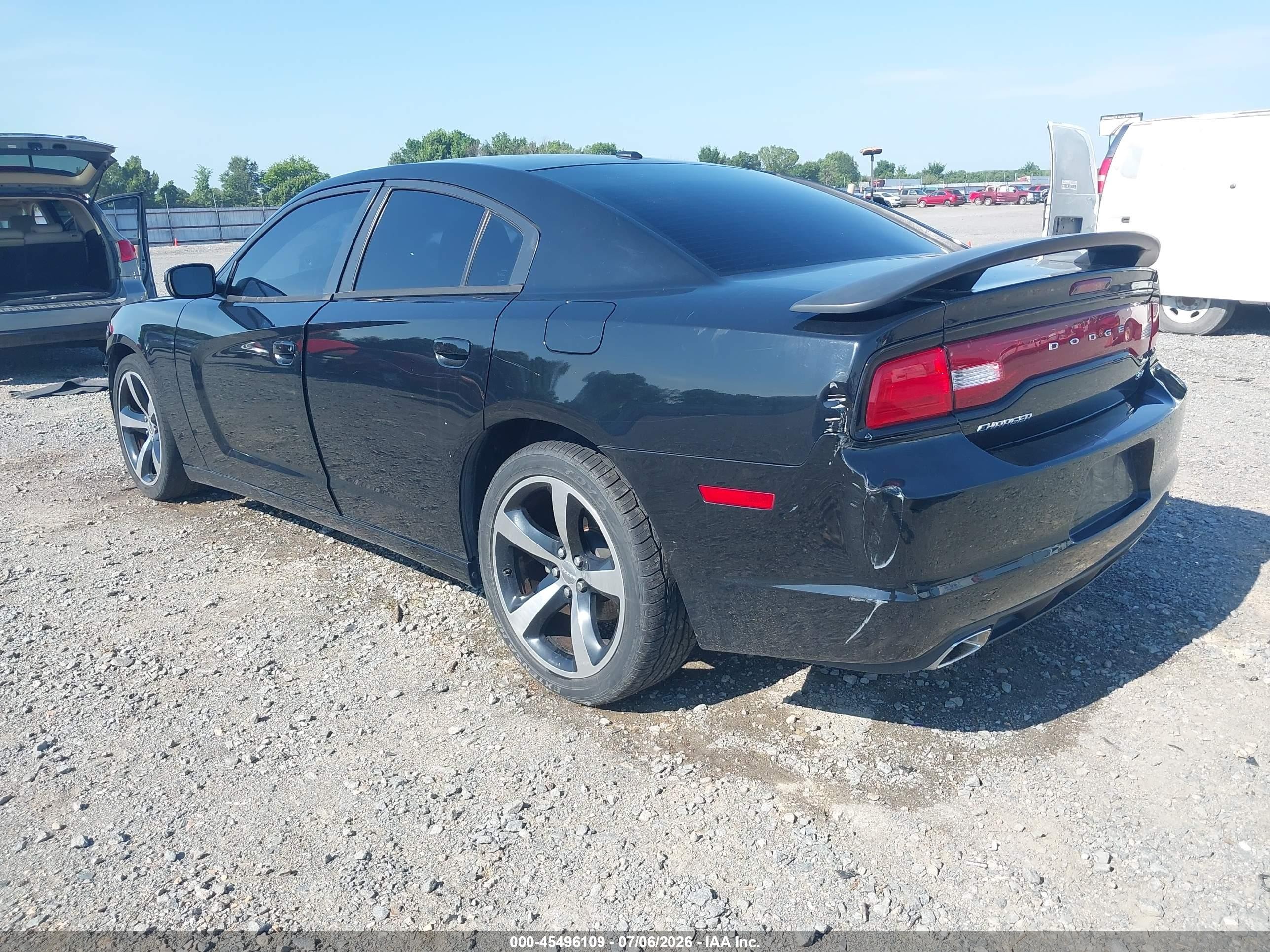 2014 Dodge Charger Sxt Black vin: 2C3CDXHGXEH359052