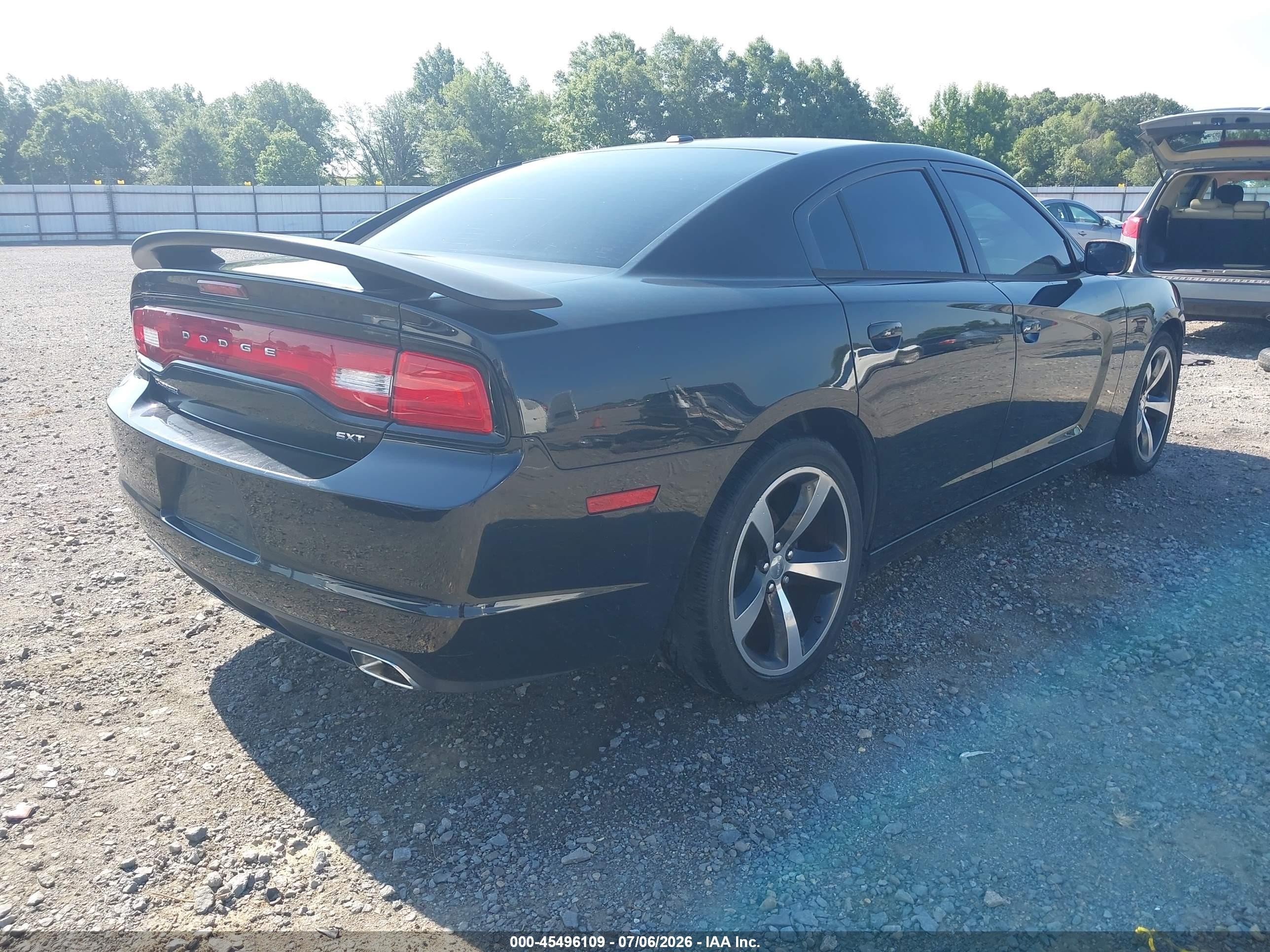 2014 Dodge Charger Sxt Black vin: 2C3CDXHGXEH359052