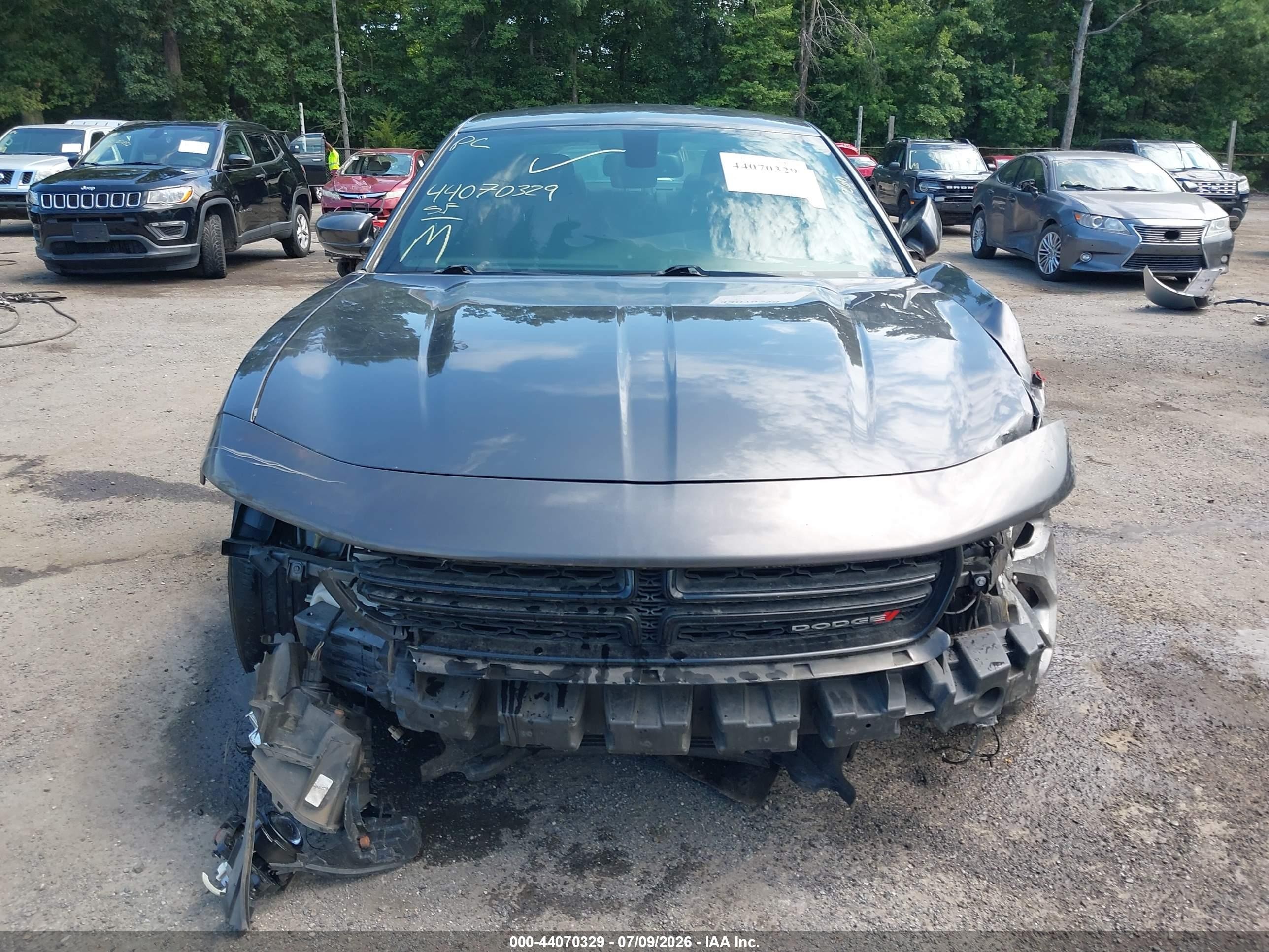 2015 Dodge Charger Sxt Gray vin: 2C3CDXHGXFH816993