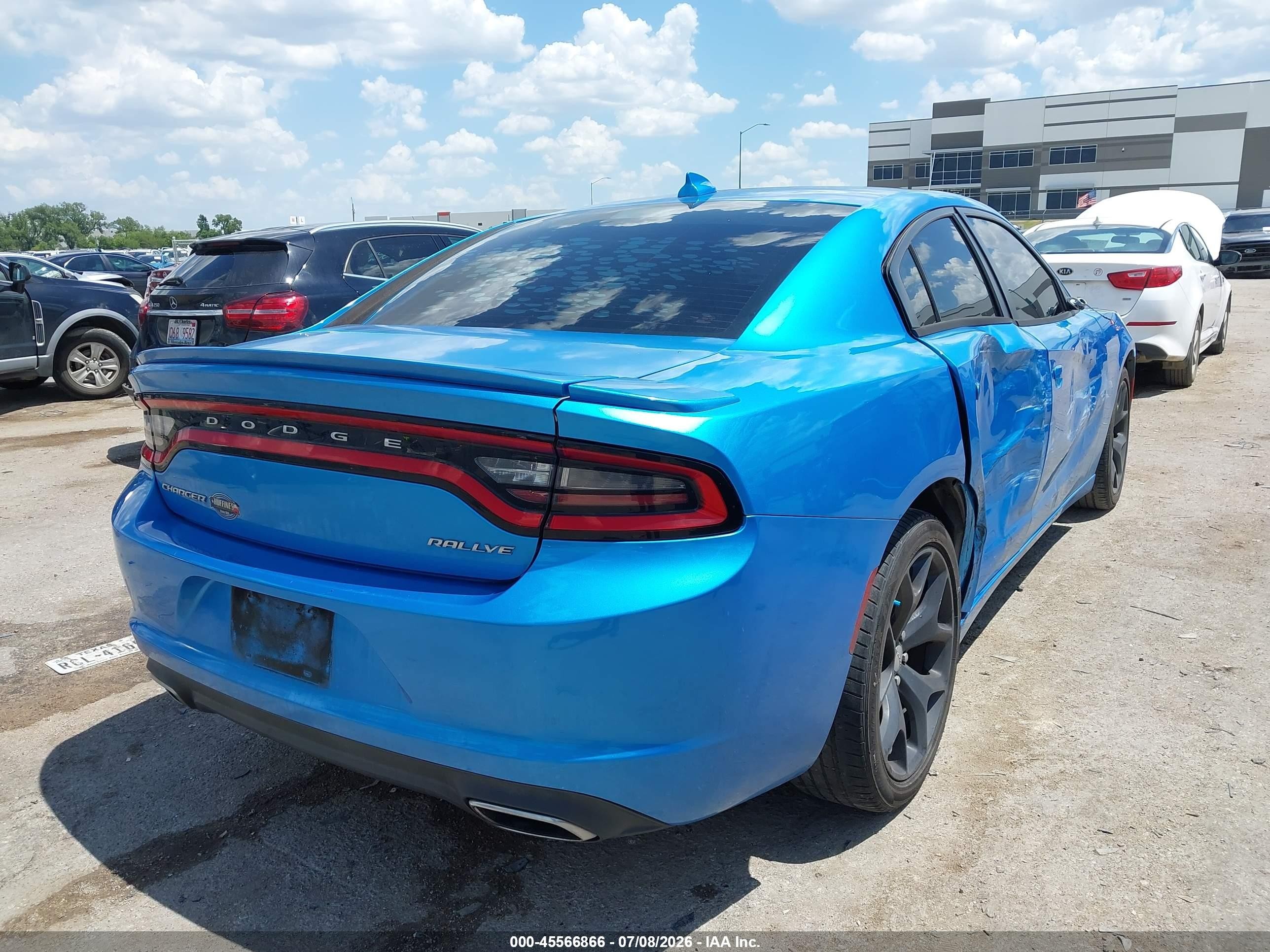2015 Dodge Charger Sxt Blue vin: 2C3CDXHGXFH902627