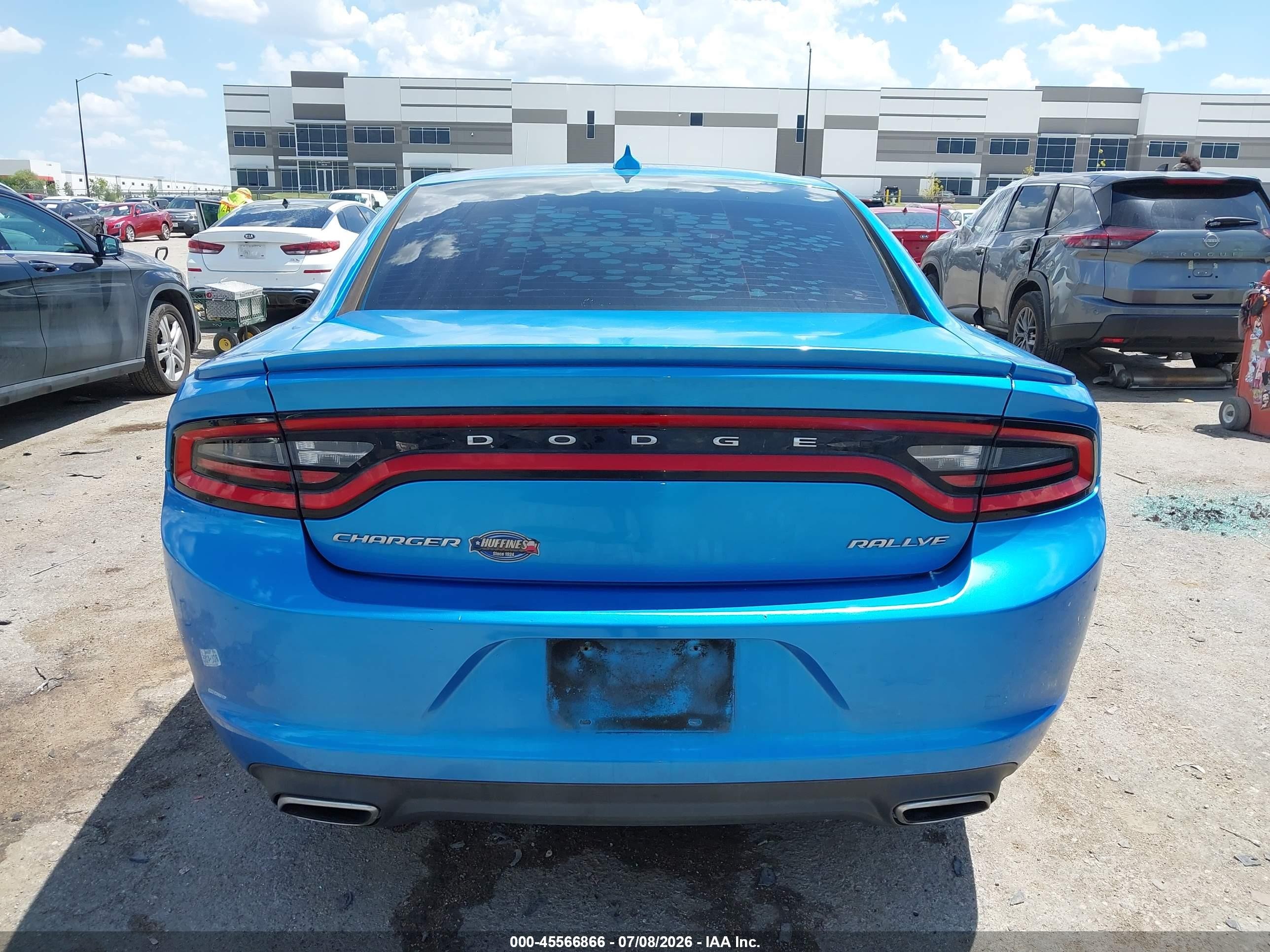 2015 Dodge Charger Sxt Blue vin: 2C3CDXHGXFH902627