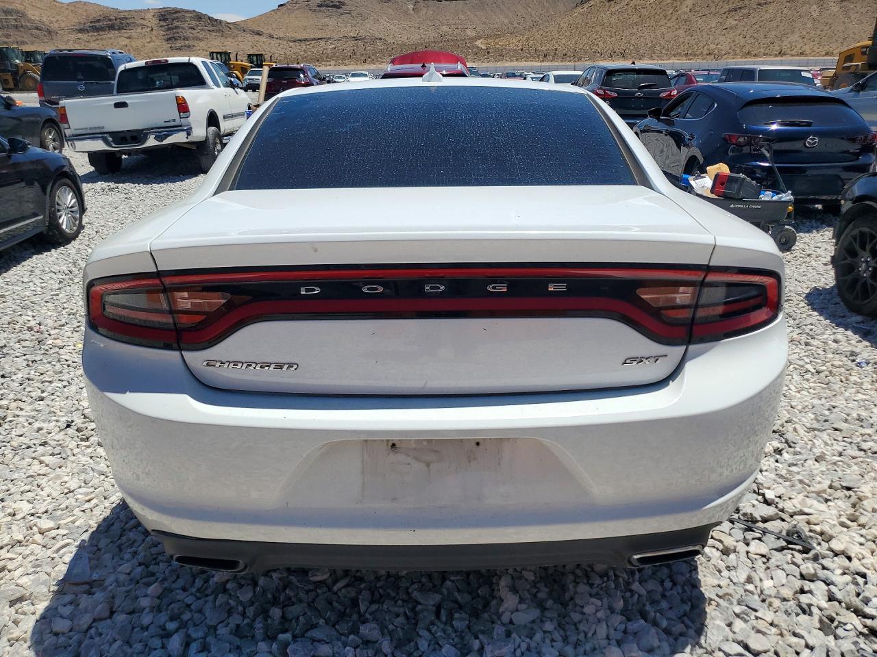 2016 Dodge Charger Sxt White vin: 2C3CDXHGXGH158867