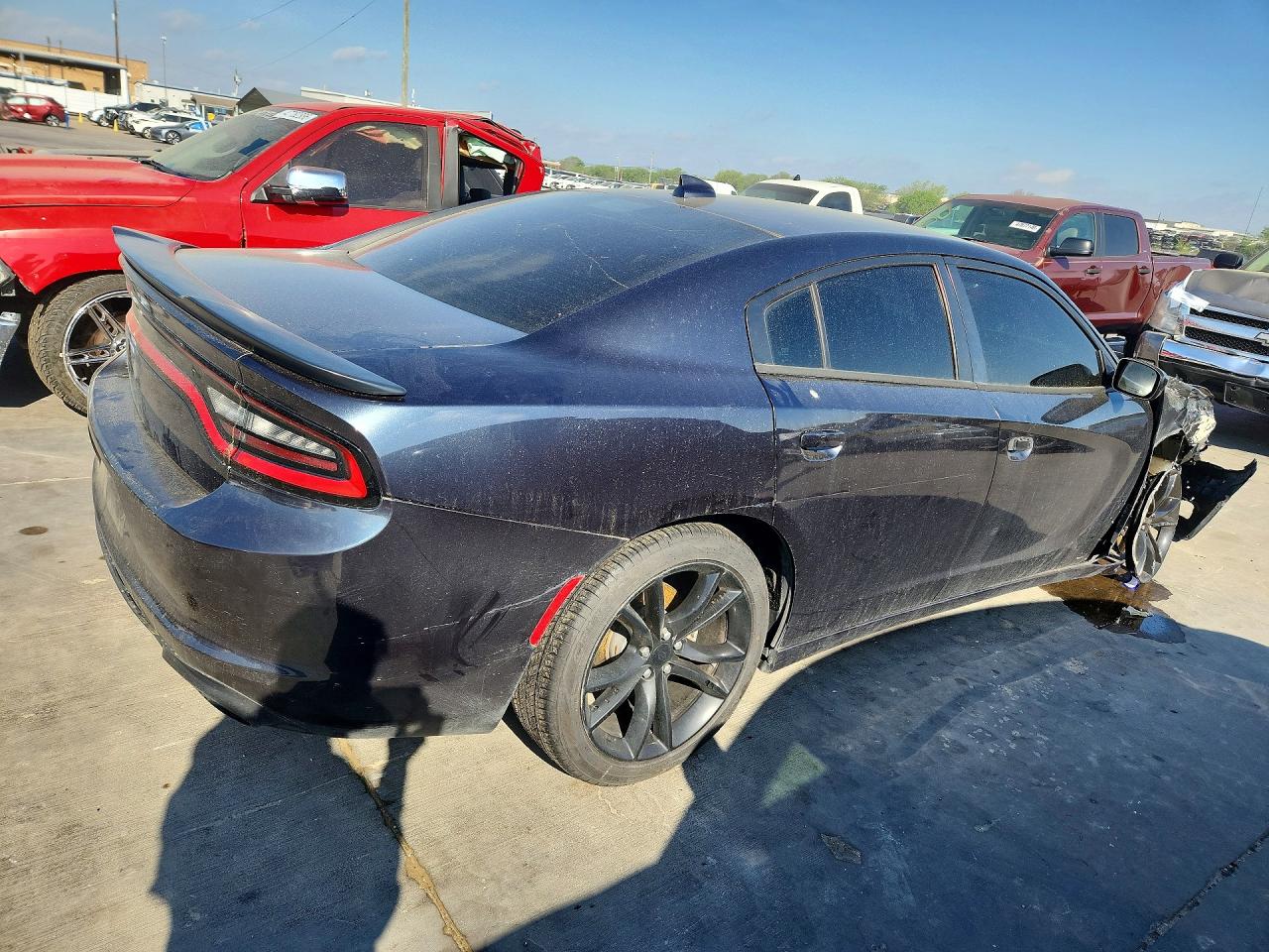 2016 Dodge Charger Sxt Charcoal vin: 2C3CDXHGXGH327463