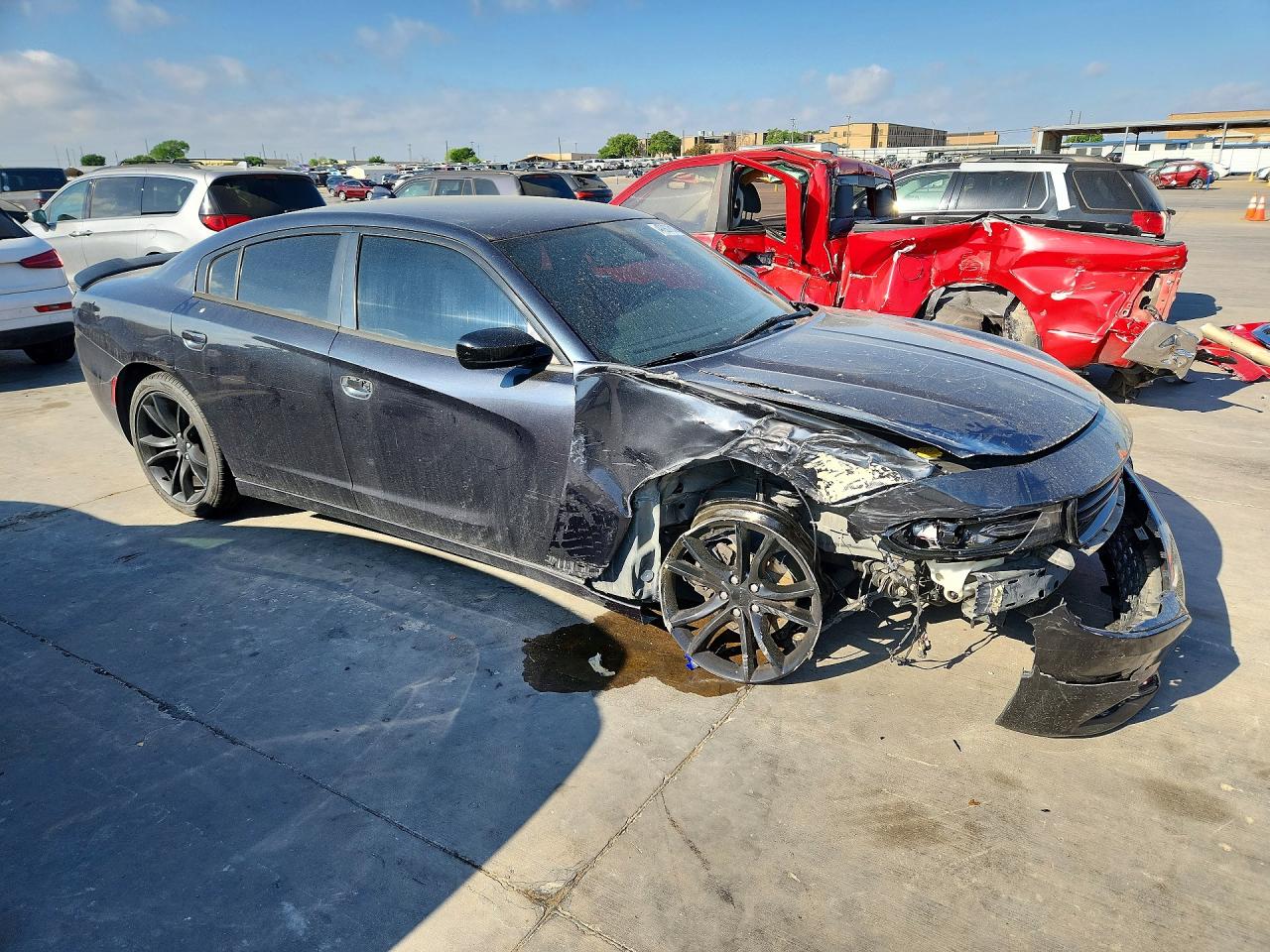 2016 Dodge Charger Sxt Charcoal vin: 2C3CDXHGXGH327463