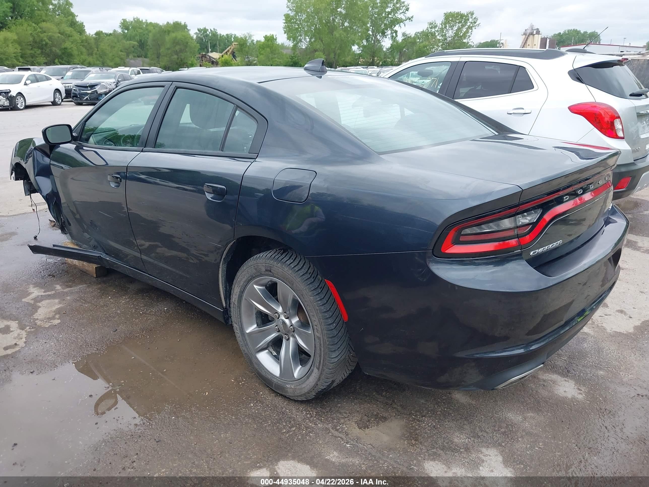 2016 Dodge Charger Sxt Black vin: 2C3CDXHGXGH346286