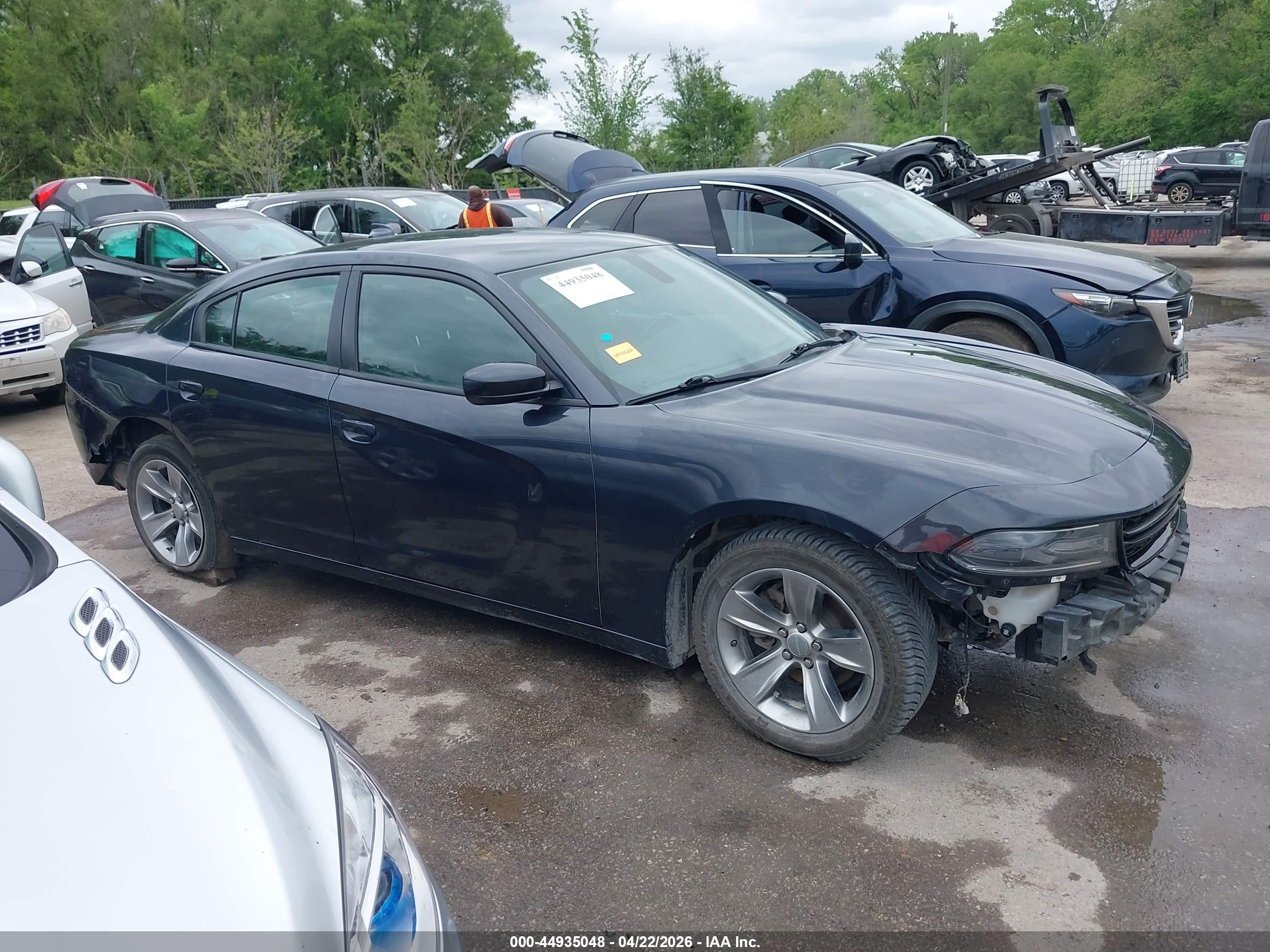 2016 Dodge Charger Sxt Black vin: 2C3CDXHGXGH346286