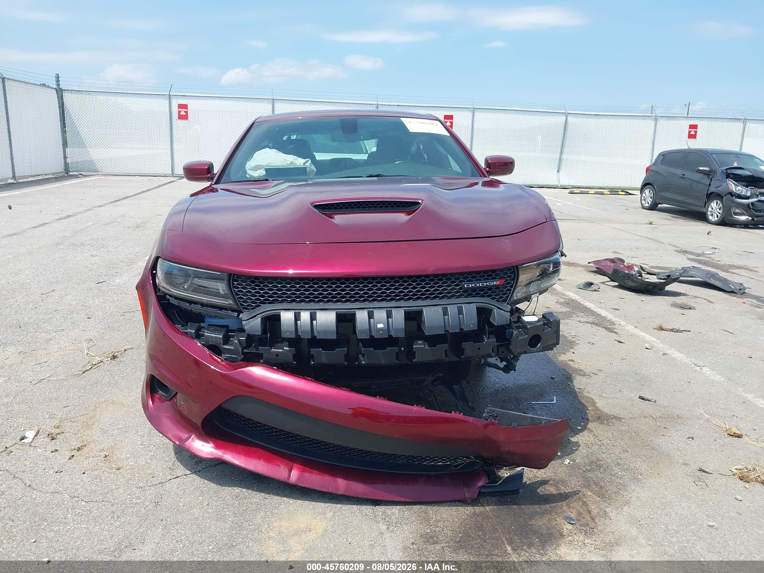 2021 Dodge Charger Gt Rwd Red vin: 2C3CDXHGXMH640346