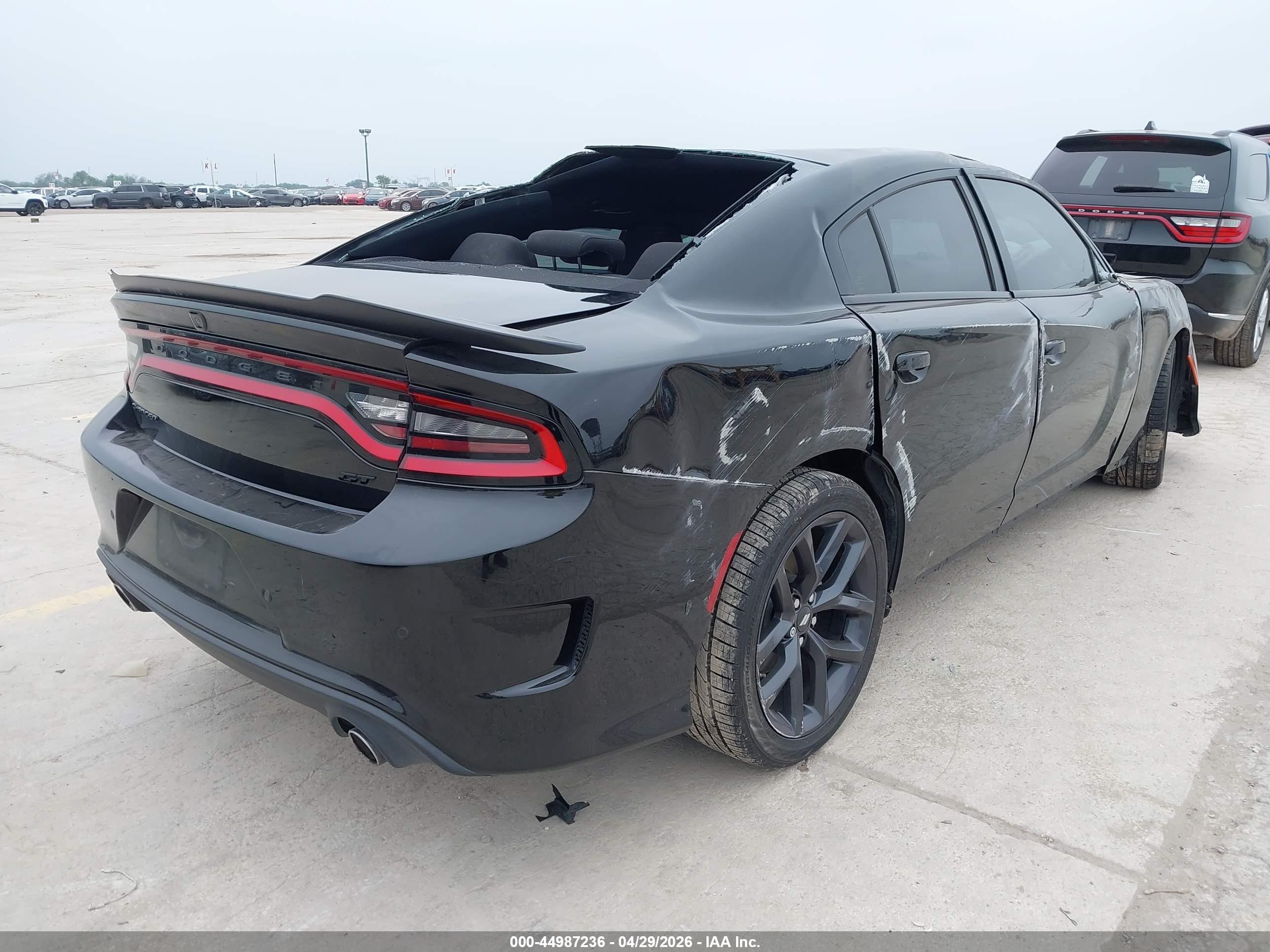 2021 Dodge Charger Gt Rwd Черный vin: 2C3CDXHGXMH648169