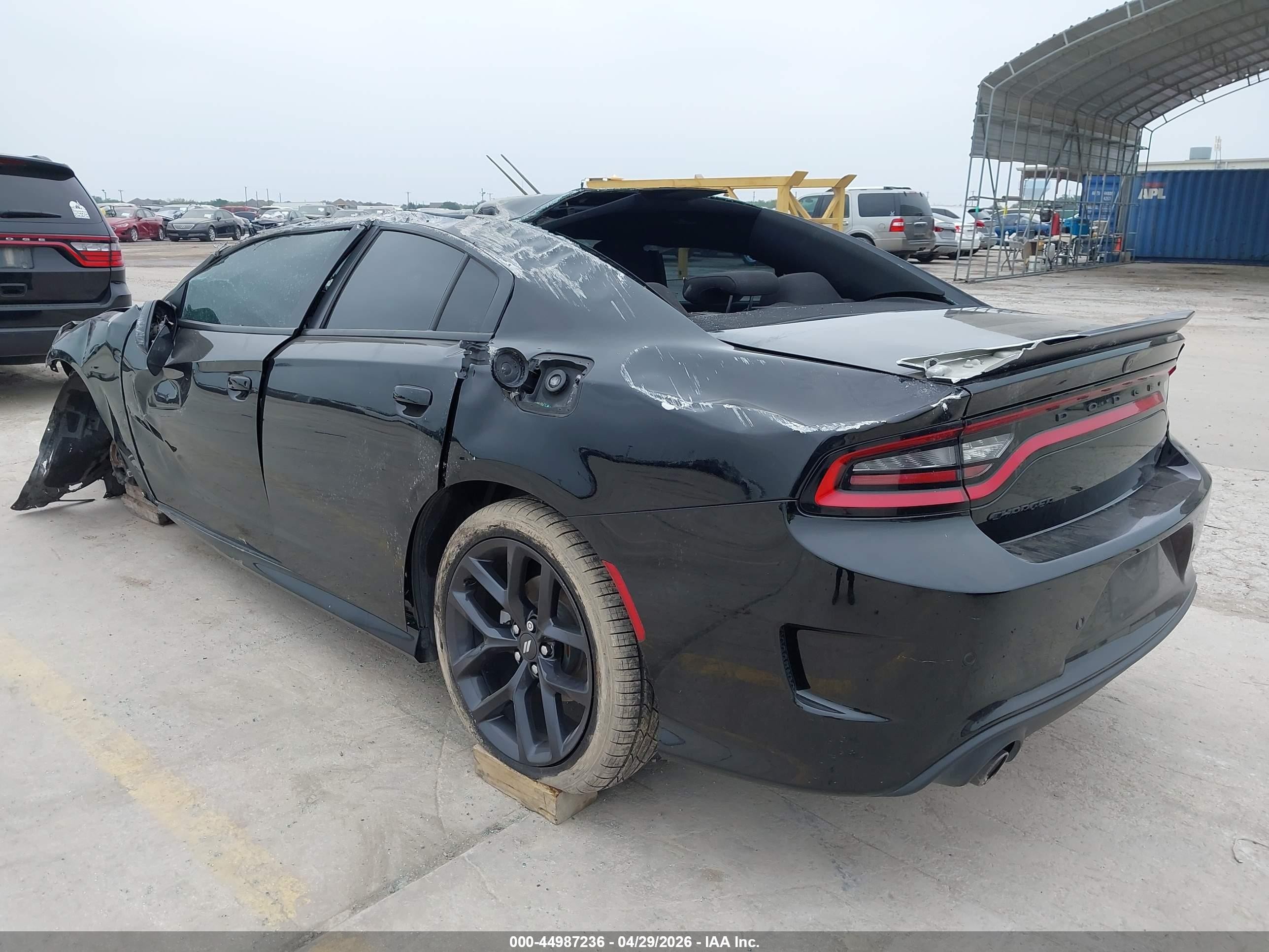 2021 Dodge Charger Gt Rwd Черный vin: 2C3CDXHGXMH648169