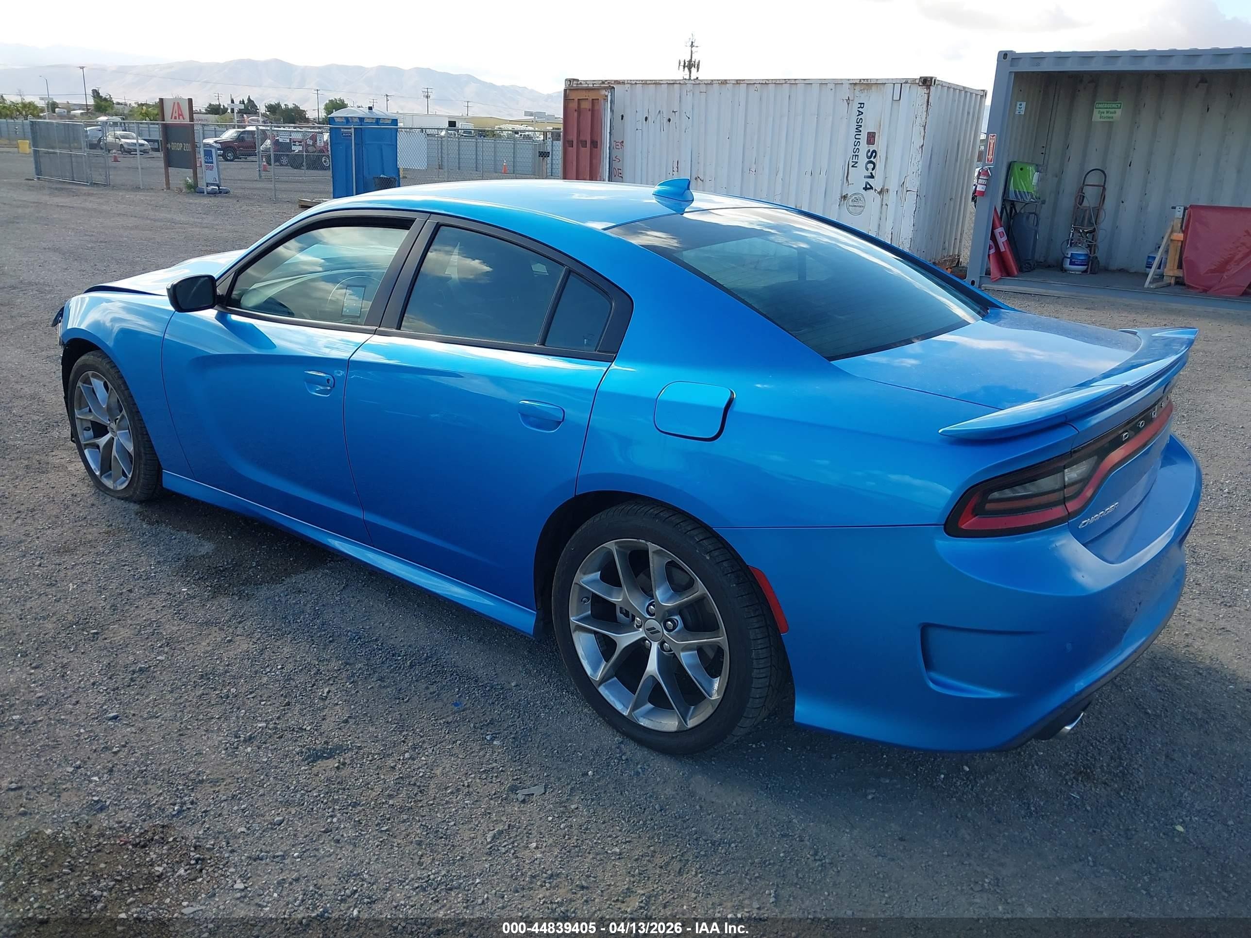 2023 Dodge Charger Gt Blue vin: 2C3CDXHGXPH587930