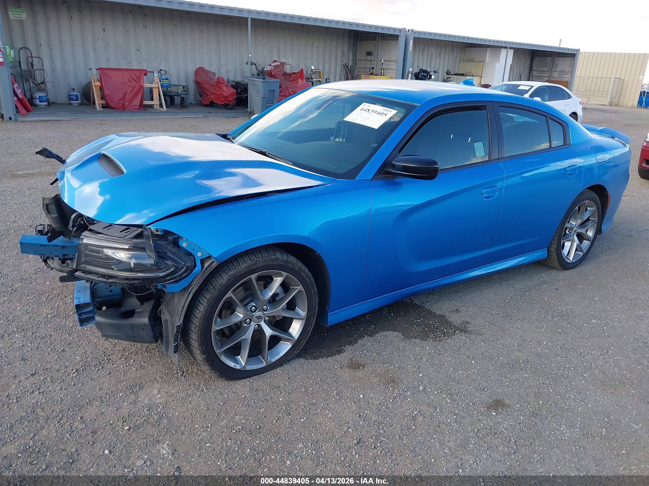 2023 Dodge Charger Gt Blue vin: 2C3CDXHGXPH587930