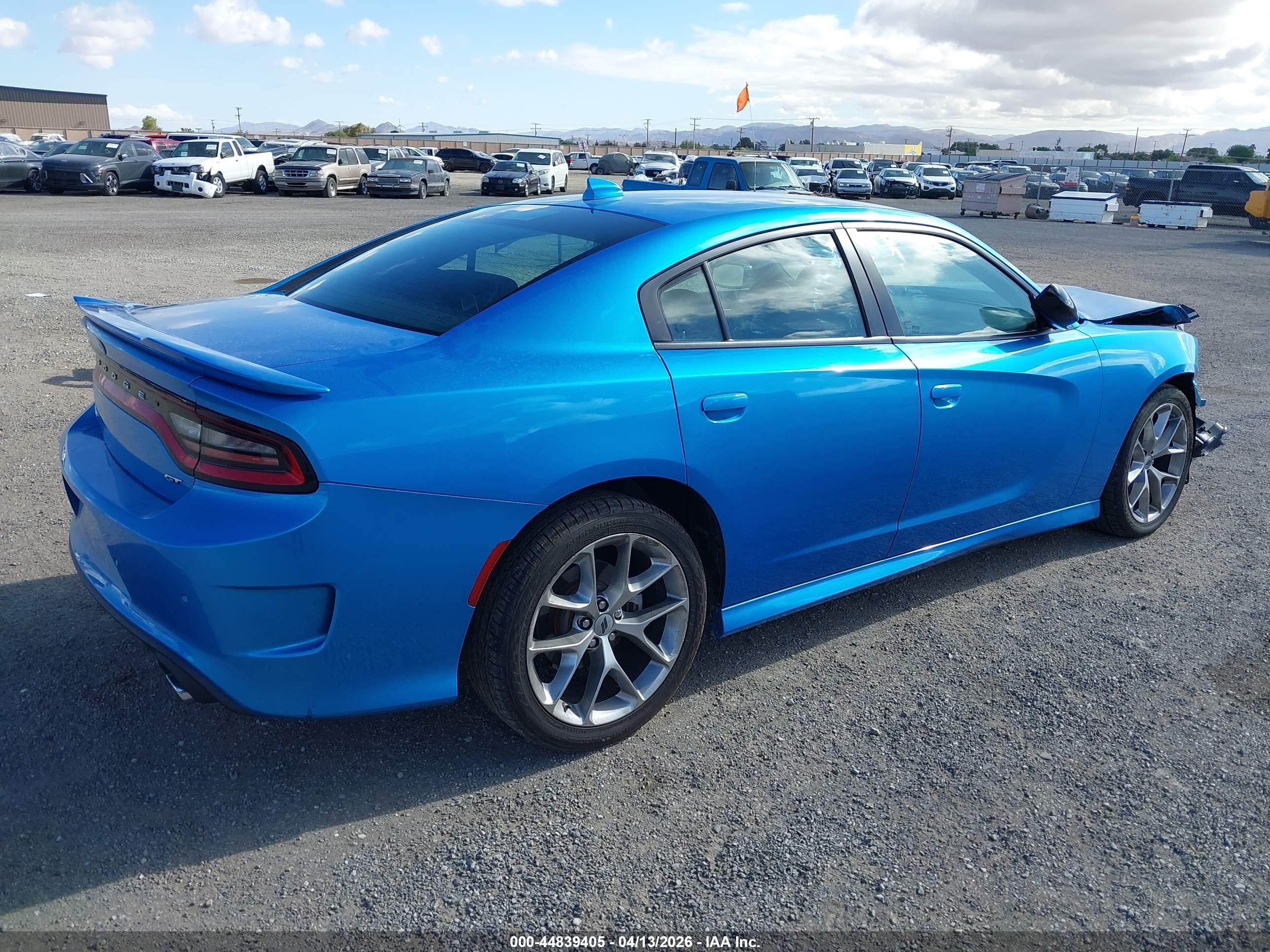 2023 Dodge Charger Gt Blue vin: 2C3CDXHGXPH587930