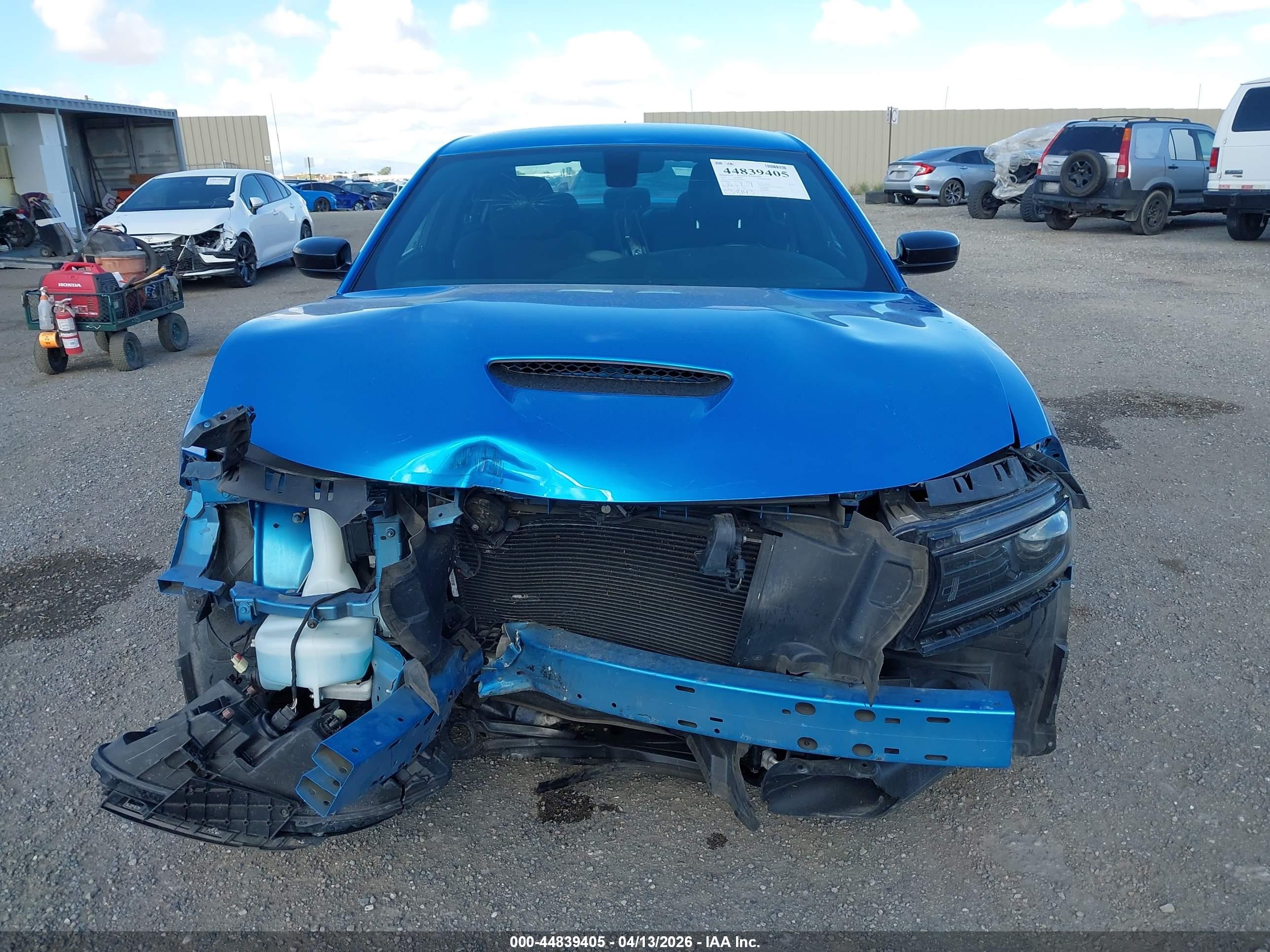 2023 Dodge Charger Gt Blue vin: 2C3CDXHGXPH587930