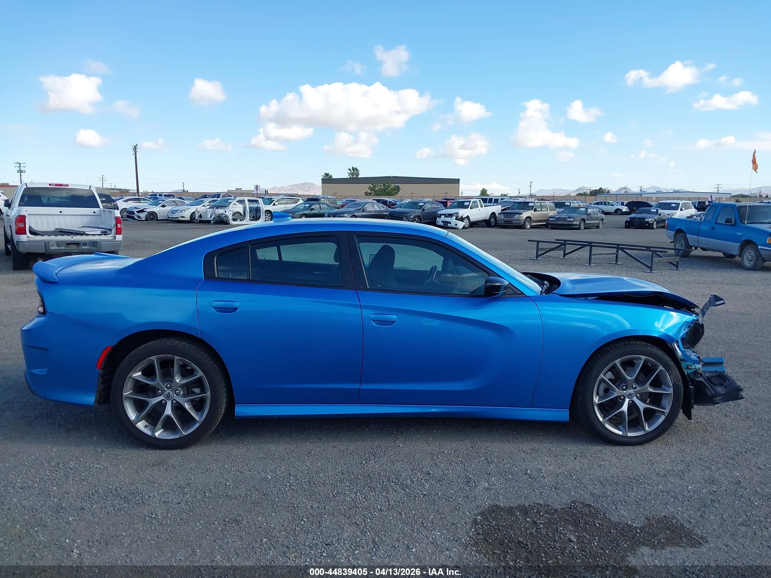2023 Dodge Charger Gt Blue vin: 2C3CDXHGXPH587930