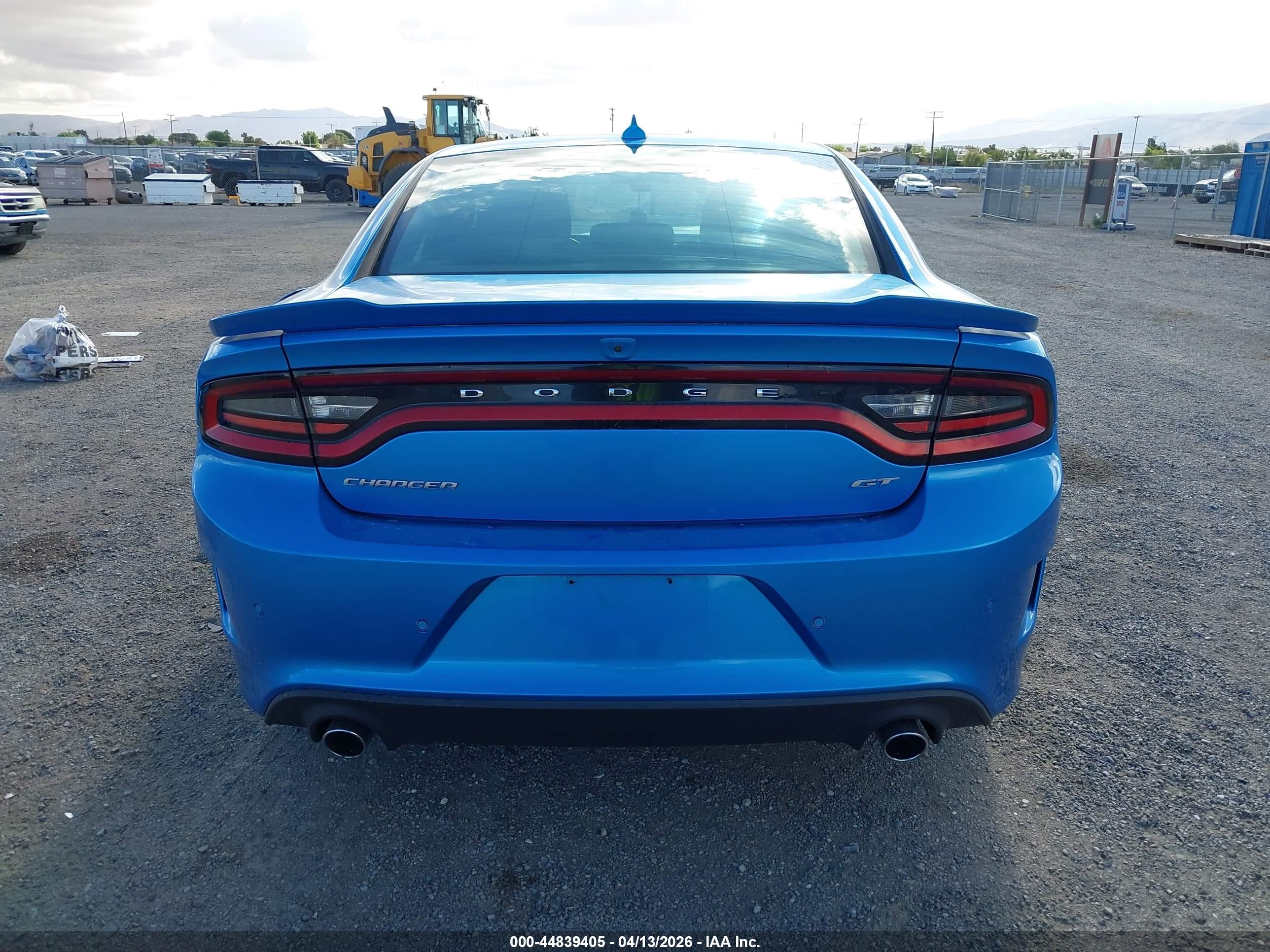 2023 Dodge Charger Gt Blue vin: 2C3CDXHGXPH587930
