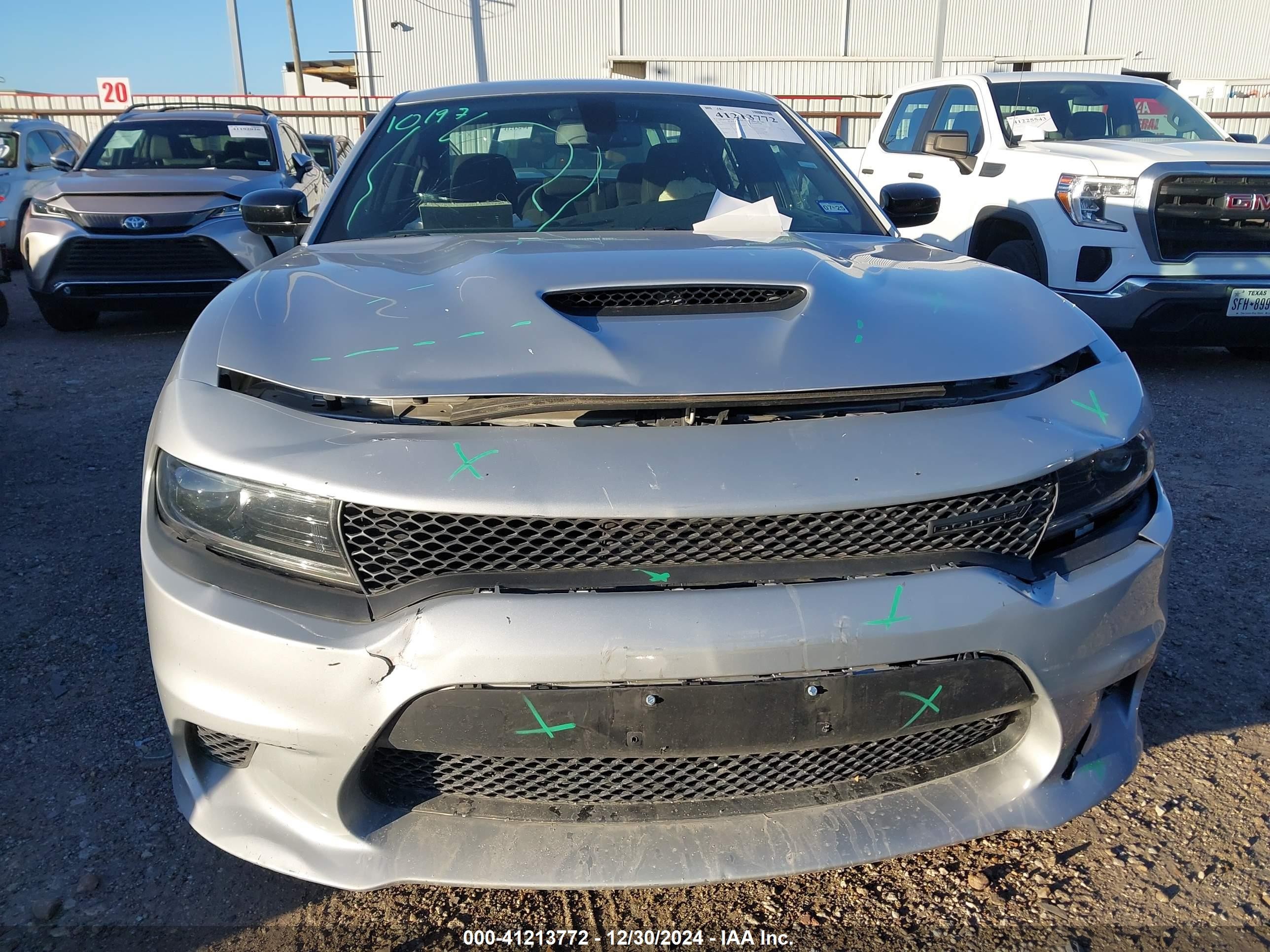 2023 Dodge Charger Gt Silver vin: 2C3CDXHGXPH588222