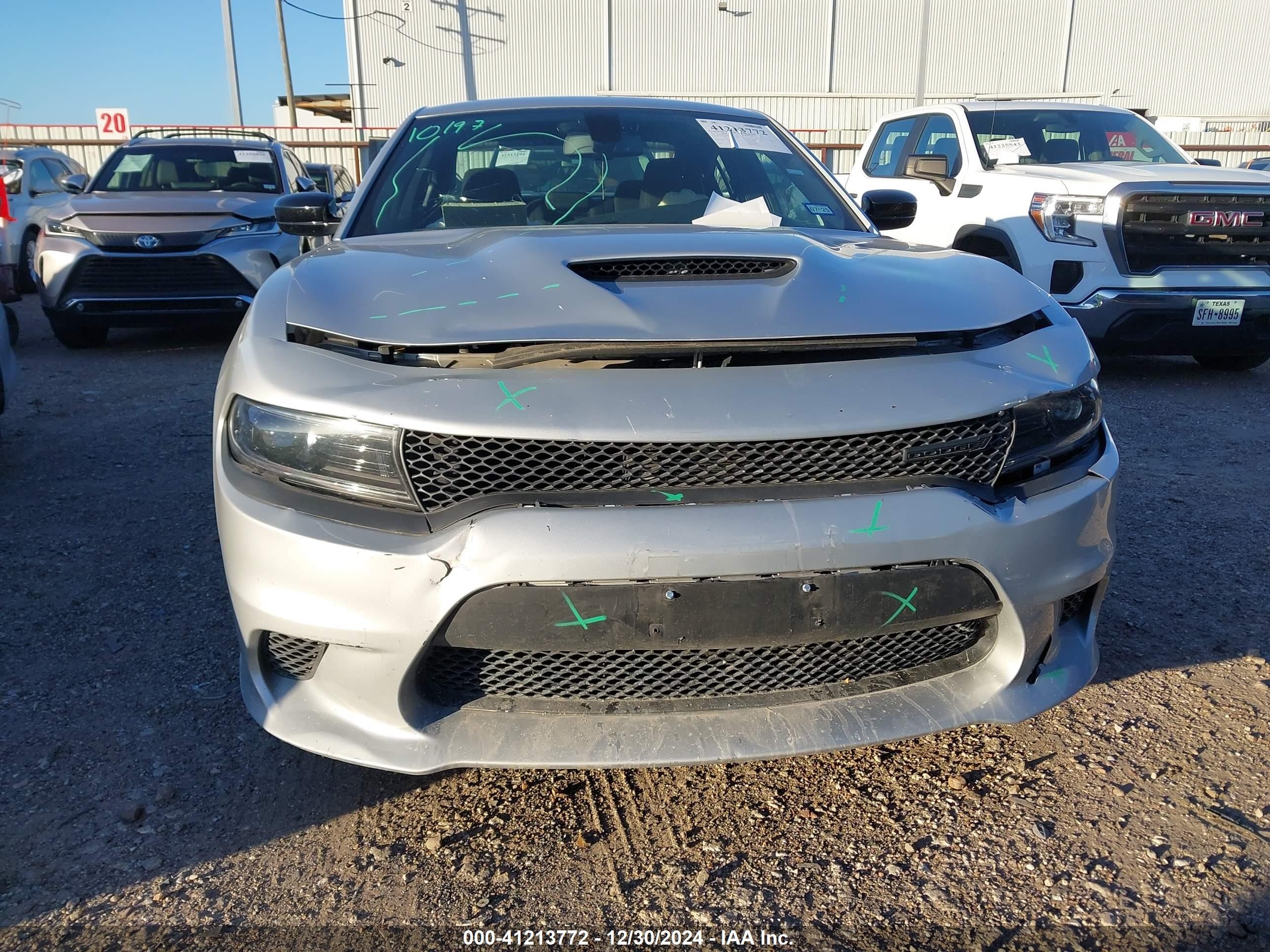 2023 Dodge Charger Gt Silver vin: 2C3CDXHGXPH588222