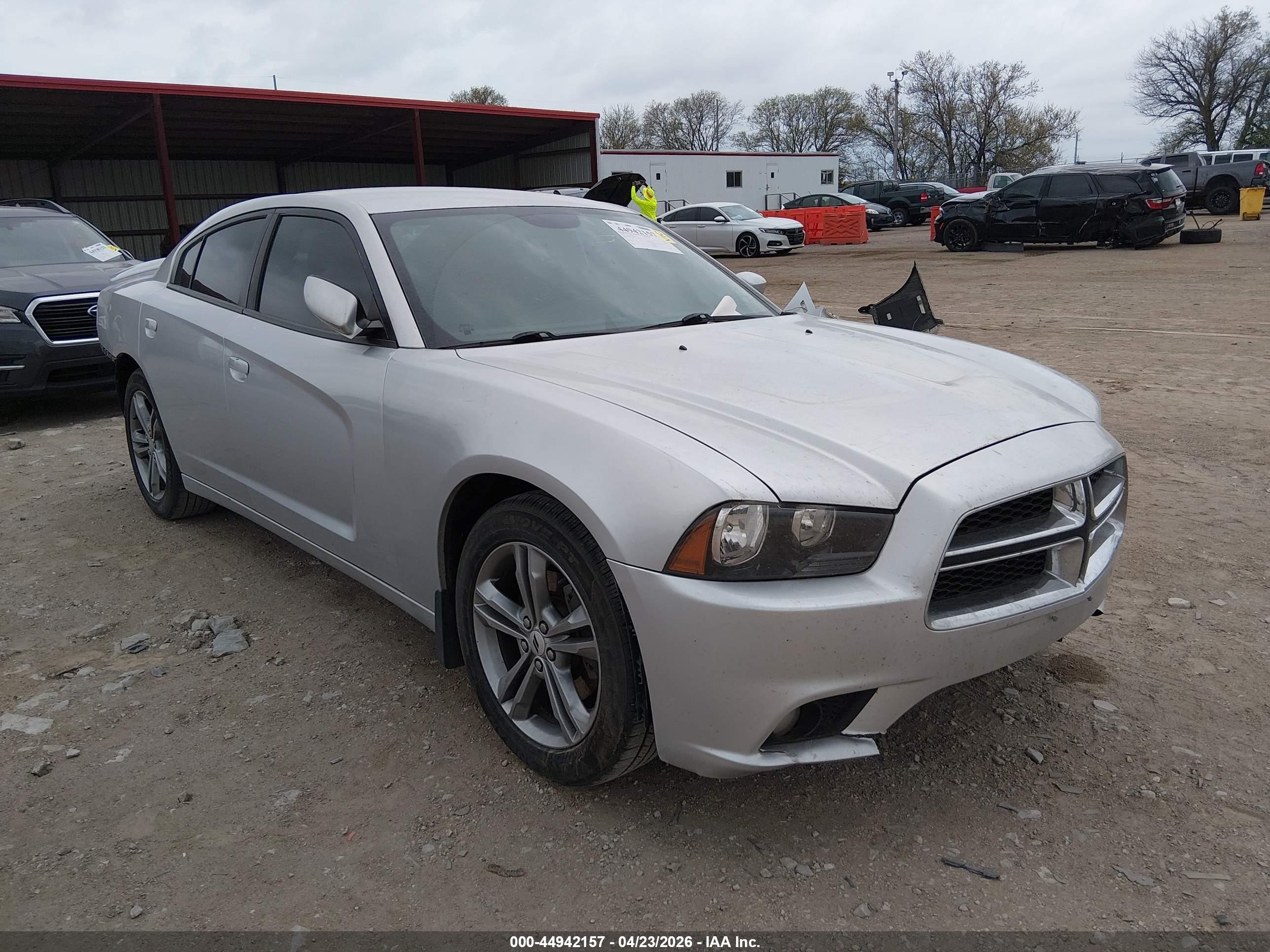 2012 Dodge Charger Sxt Silver vin: 2C3CDXJG0CH284479