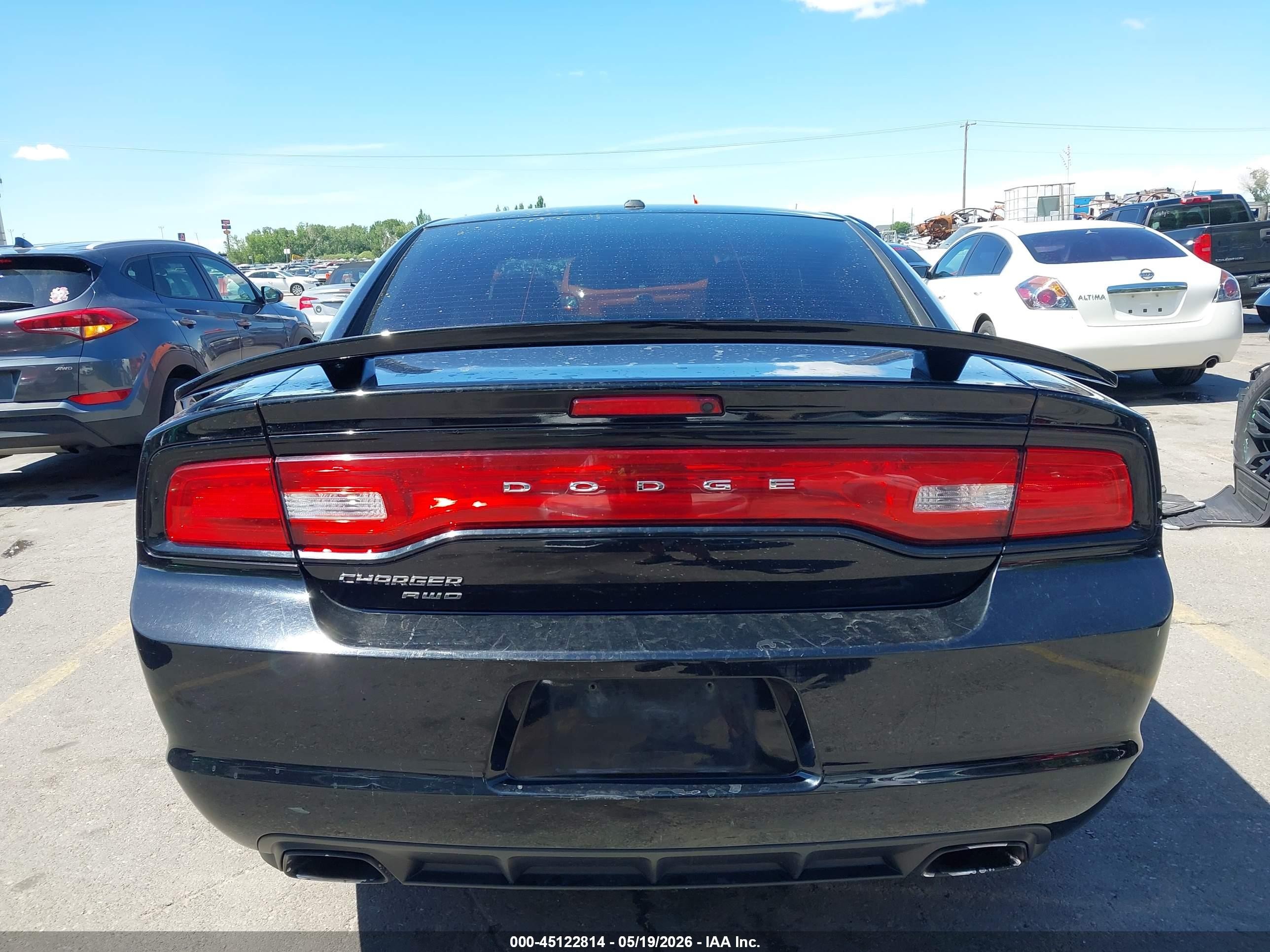 2013 Dodge Charger Sxt Plus Black vin: 2C3CDXJG0DH595007