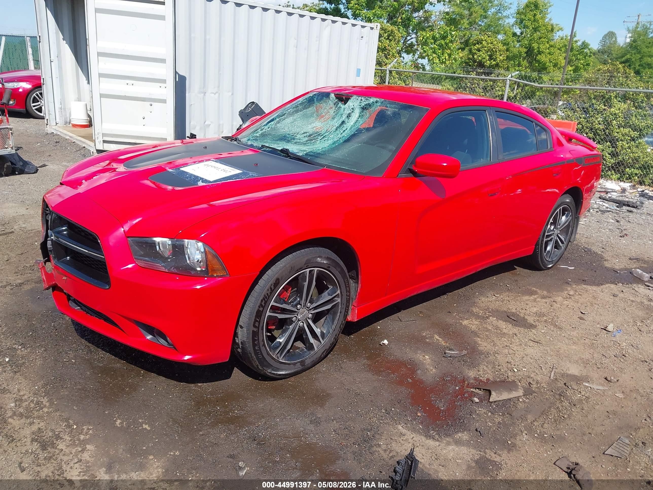 2014 Dodge Charger Sxt Red vin: 2C3CDXJG0EH135671