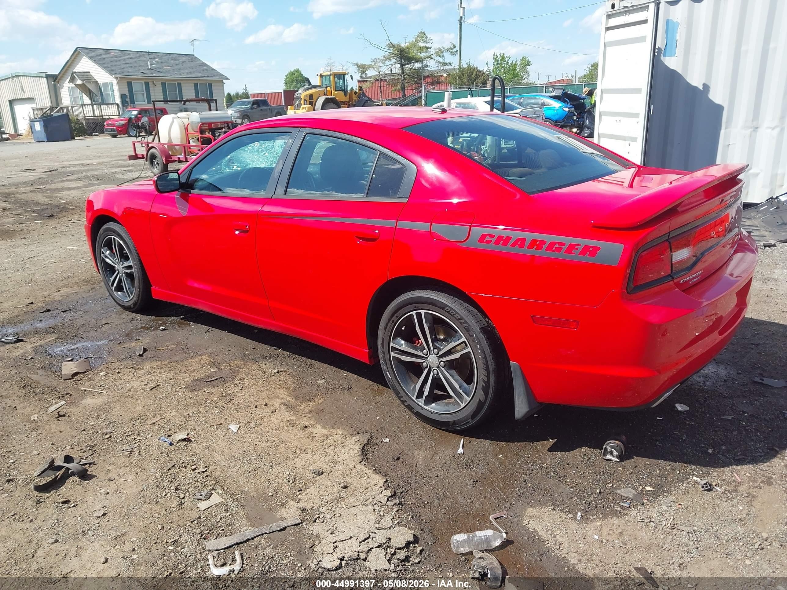 2014 Dodge Charger Sxt Red vin: 2C3CDXJG0EH135671