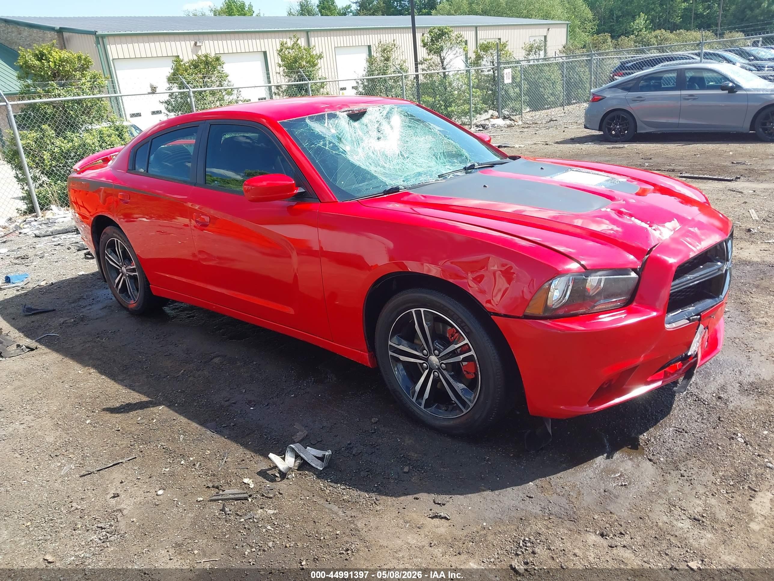 2014 Dodge Charger Sxt Red vin: 2C3CDXJG0EH135671
