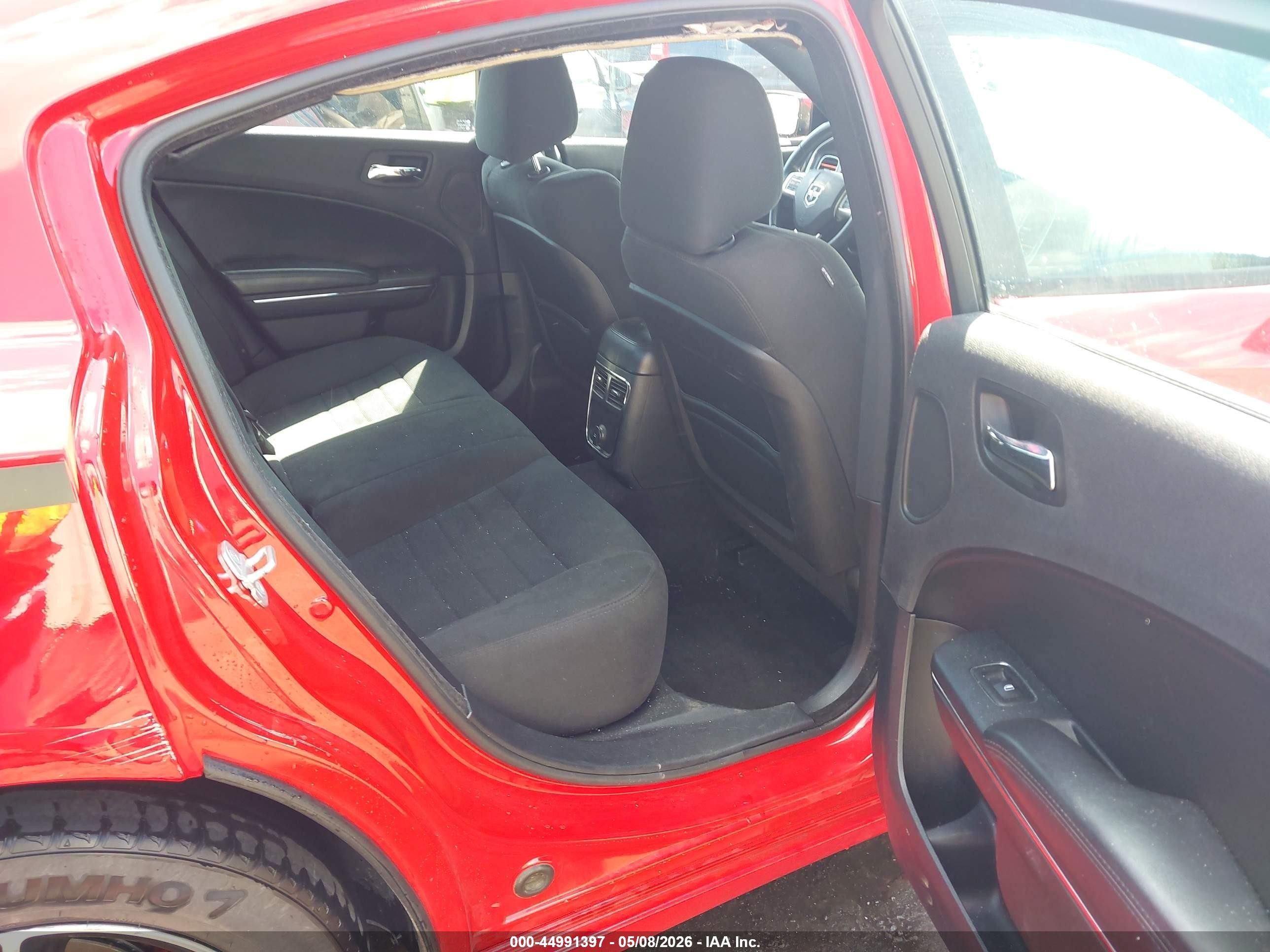 2014 Dodge Charger Sxt Red vin: 2C3CDXJG0EH135671