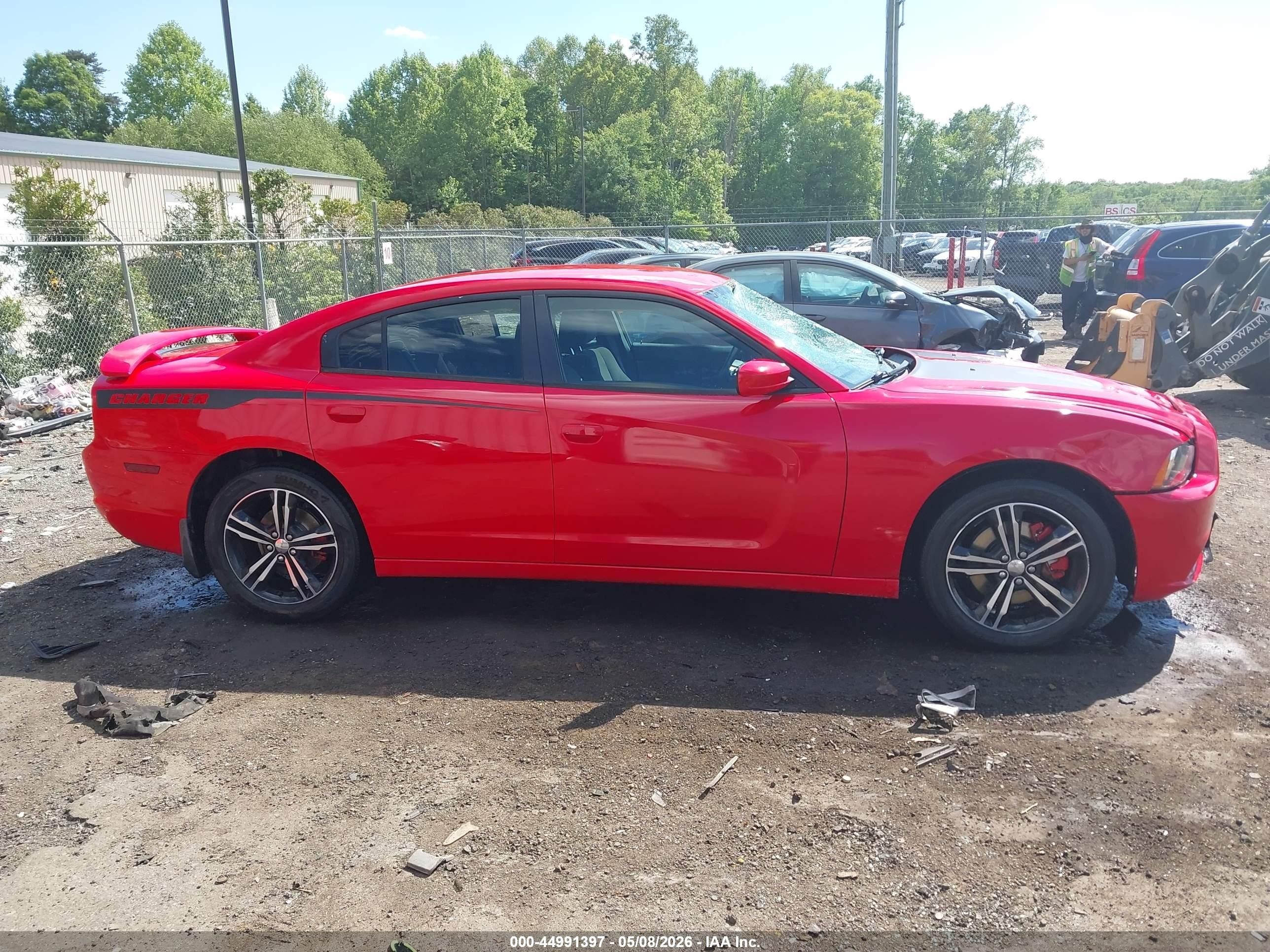 2014 Dodge Charger Sxt Red vin: 2C3CDXJG0EH135671