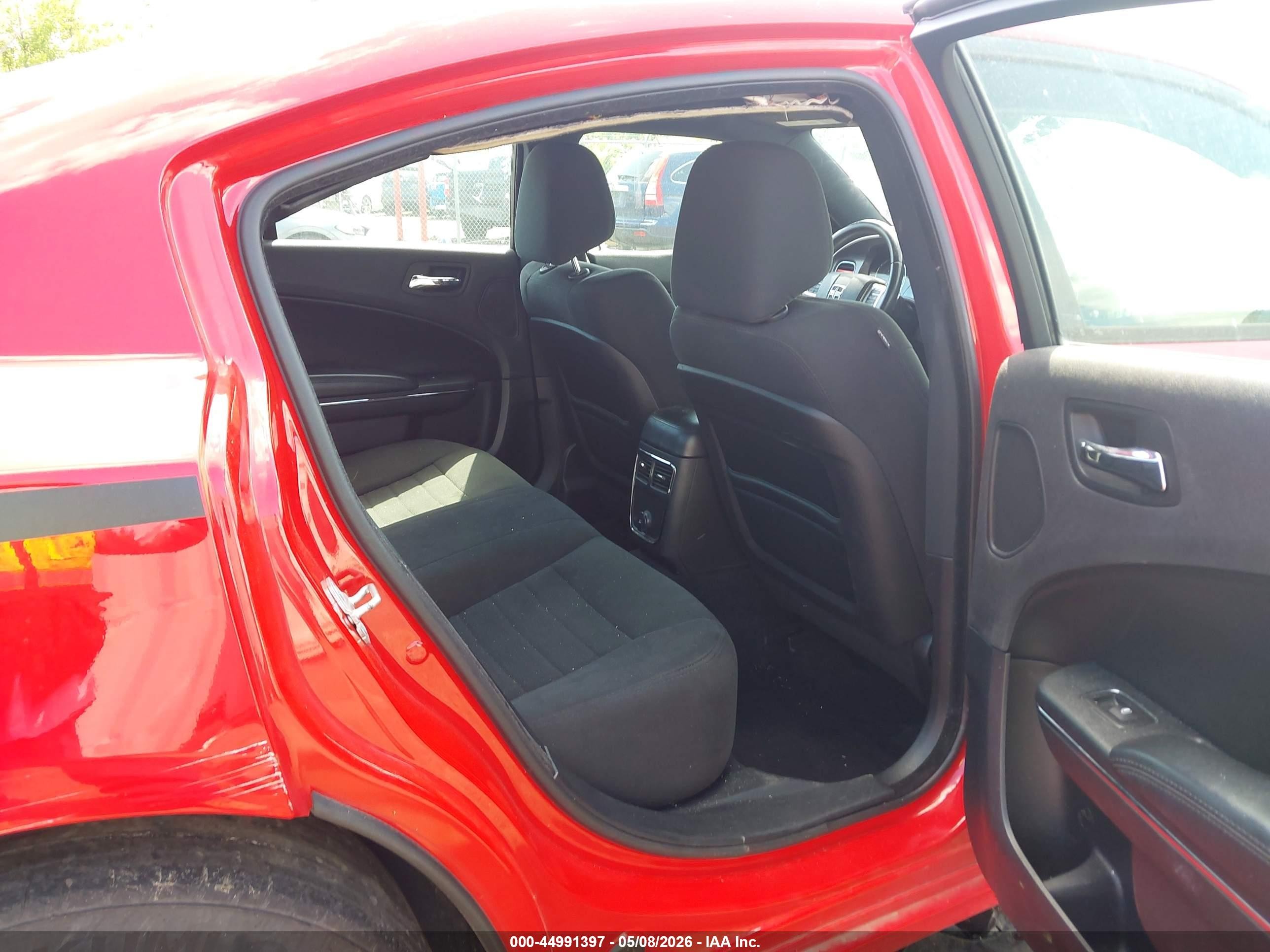 2014 Dodge Charger Sxt Red vin: 2C3CDXJG0EH135671