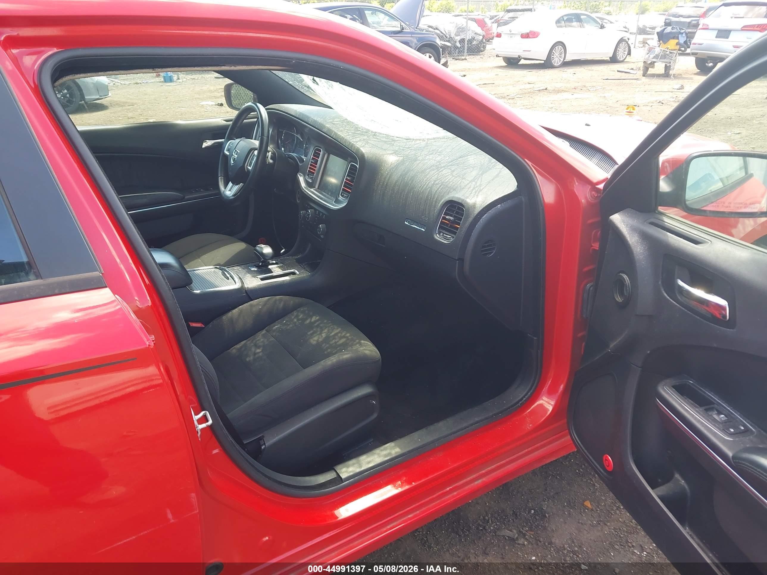 2014 Dodge Charger Sxt Red vin: 2C3CDXJG0EH135671