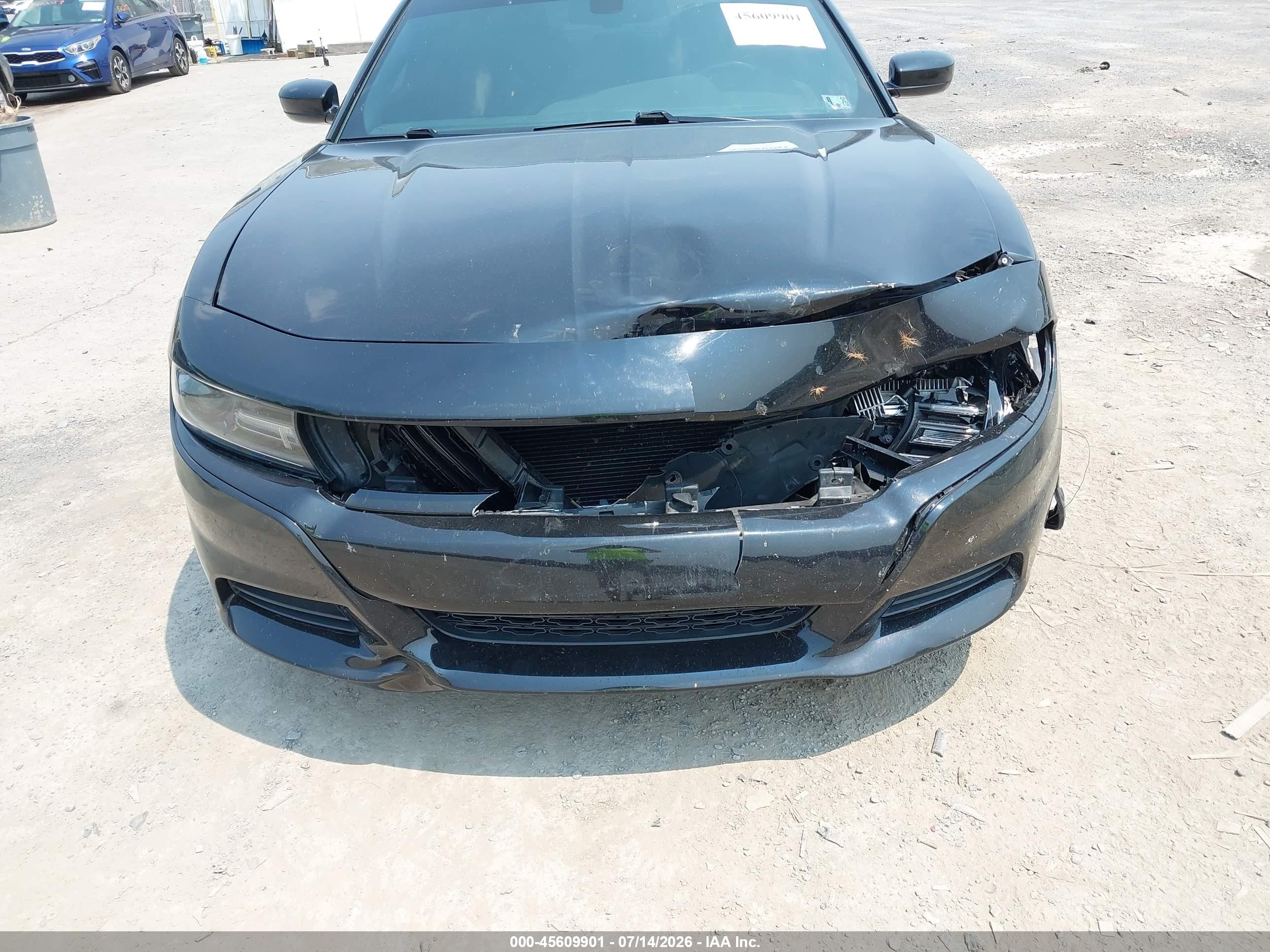 2015 Dodge Charger Sxt Black vin: 2C3CDXJG0FH746351