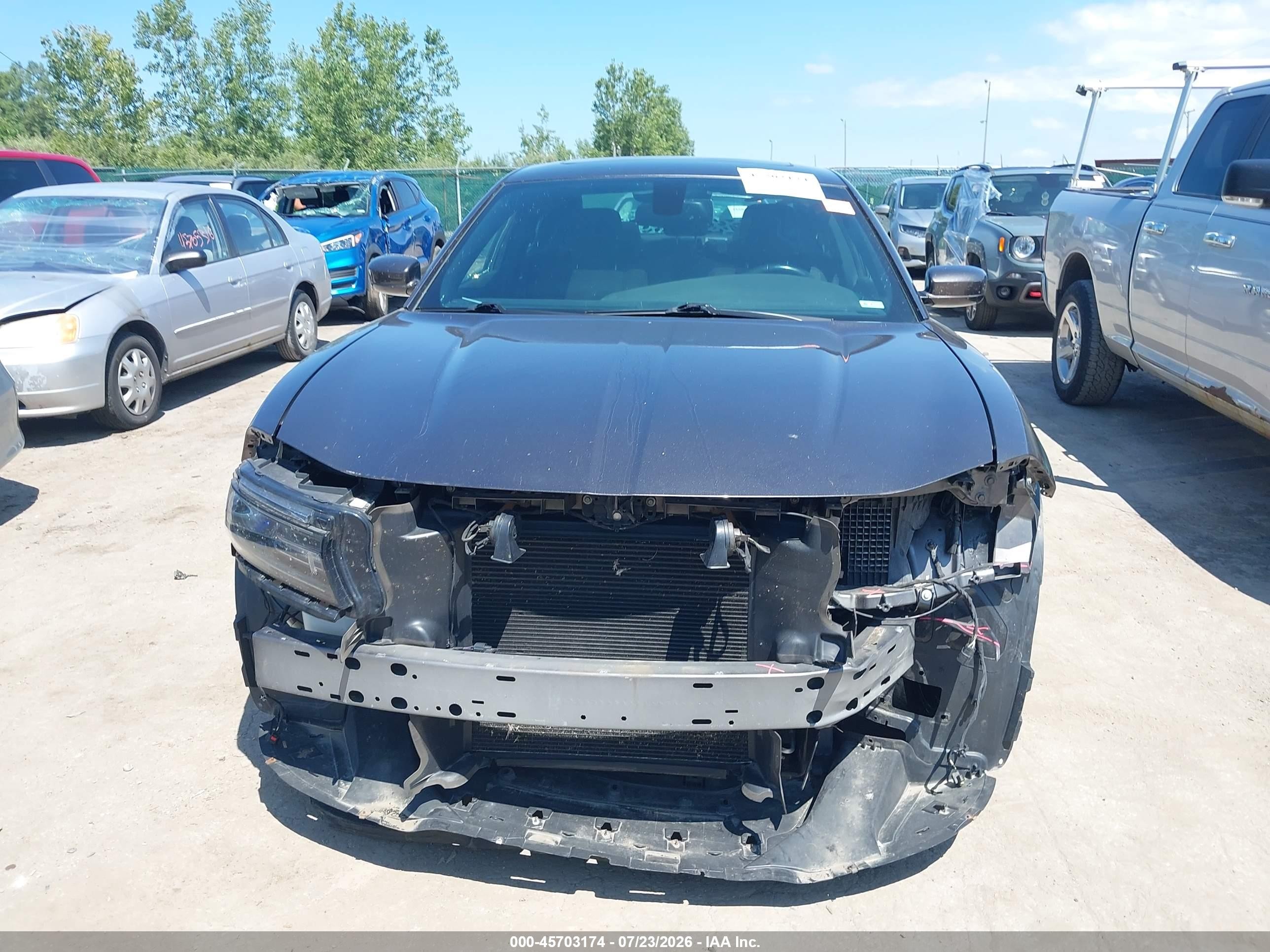 2015 Dodge Charger Sxt Gray vin: 2C3CDXJG0FH817712