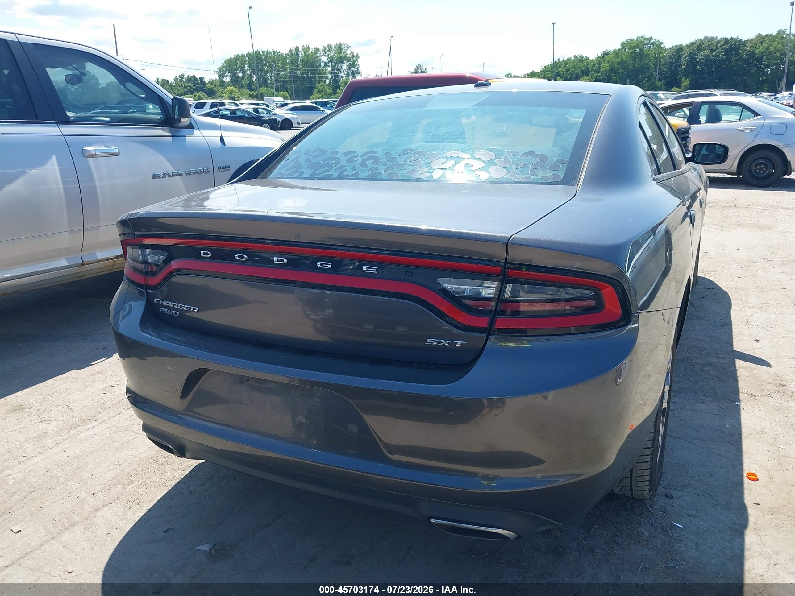 2015 Dodge Charger Sxt Gray vin: 2C3CDXJG0FH817712