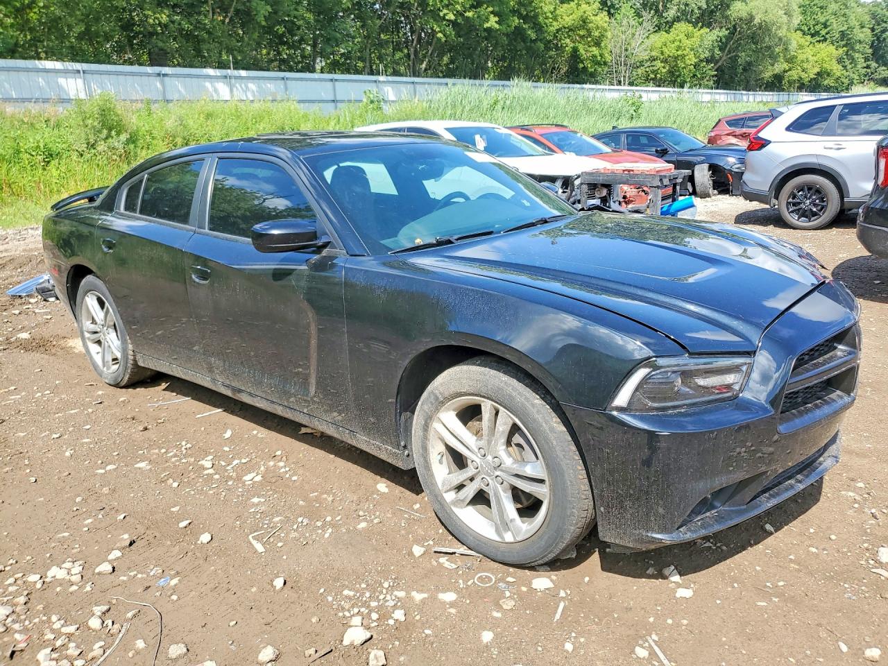 2012 Dodge Charger Sxt Black vin: 2C3CDXJG1CH132663