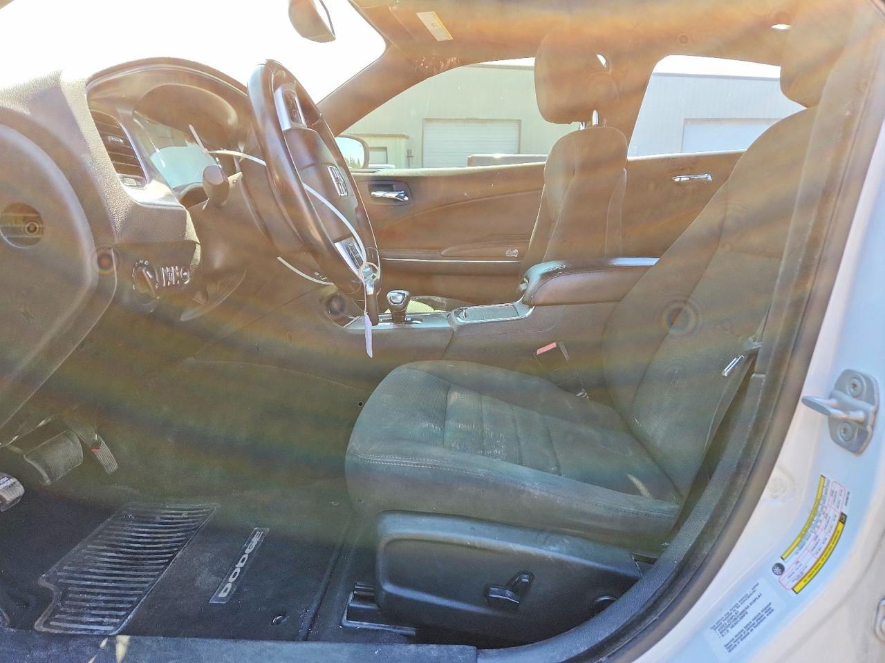 2012 Dodge Charger Sxt White vin: 2C3CDXJG1CH290758