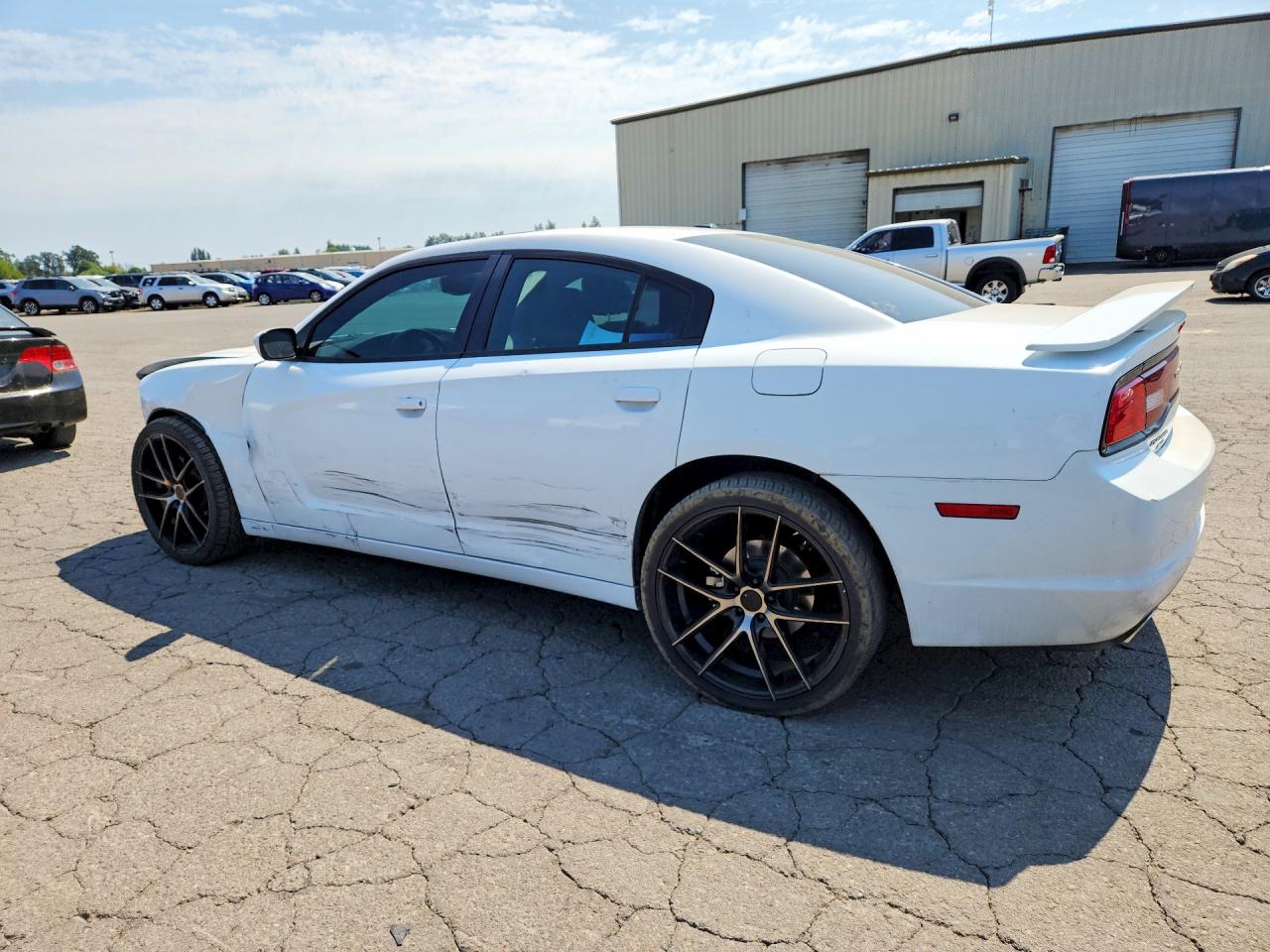 2012 Dodge Charger Sxt White vin: 2C3CDXJG1CH290758