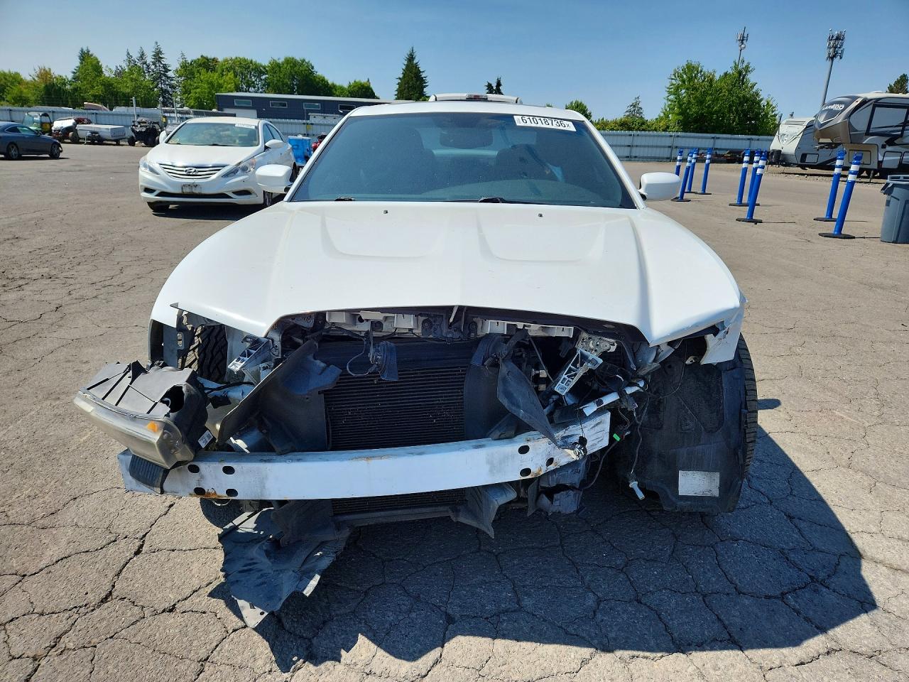 2012 Dodge Charger Sxt White vin: 2C3CDXJG1CH290758