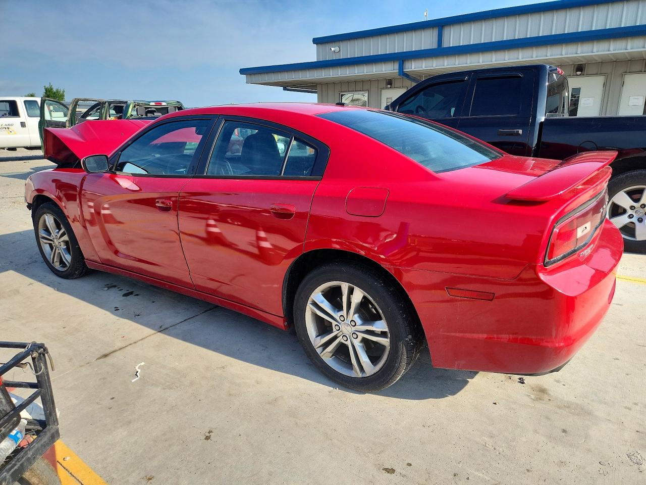 2013 Dodge Charger Sxt Red vin: 2C3CDXJG1DH545748