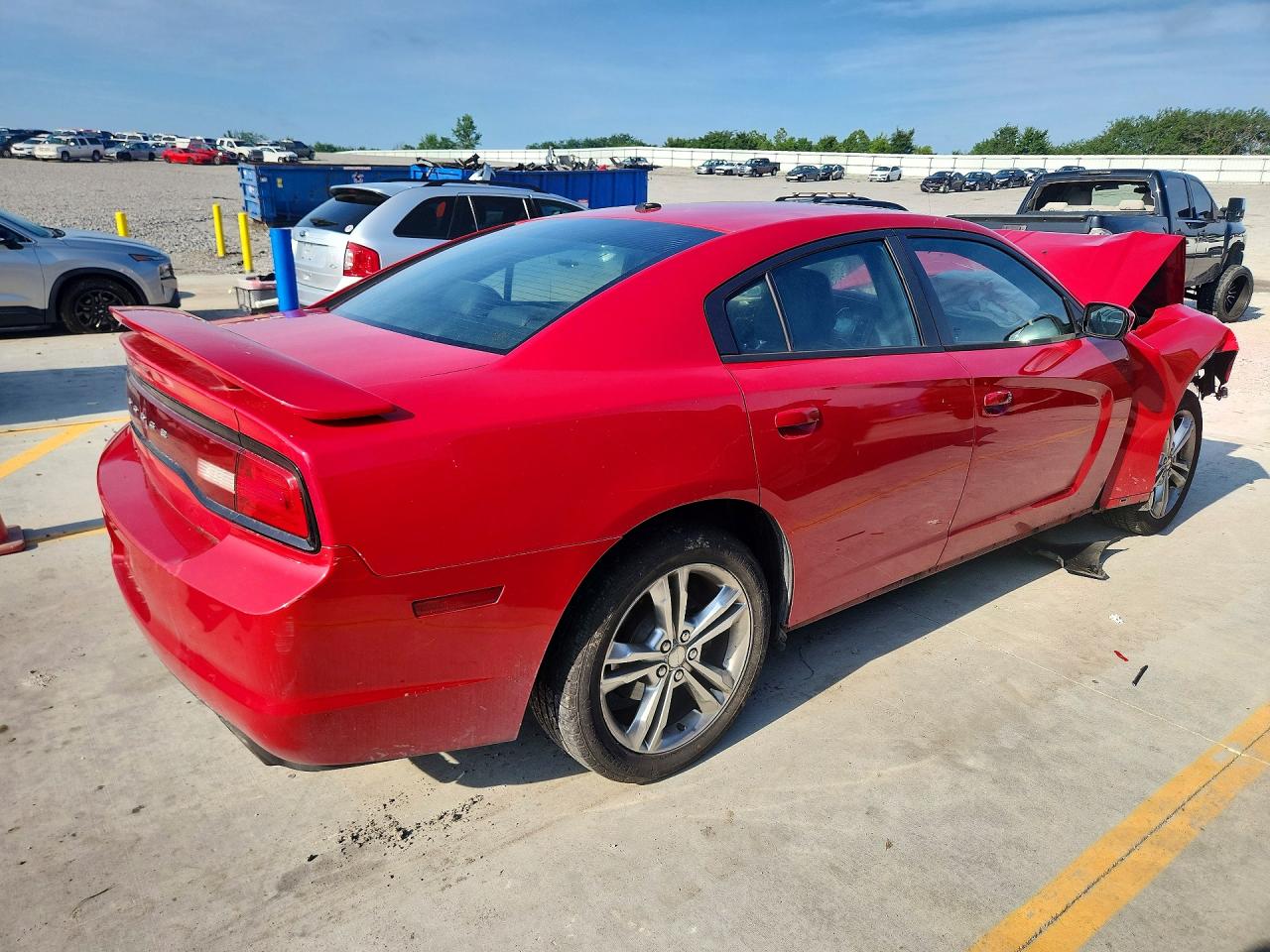 2013 Dodge Charger Sxt Red vin: 2C3CDXJG1DH545748