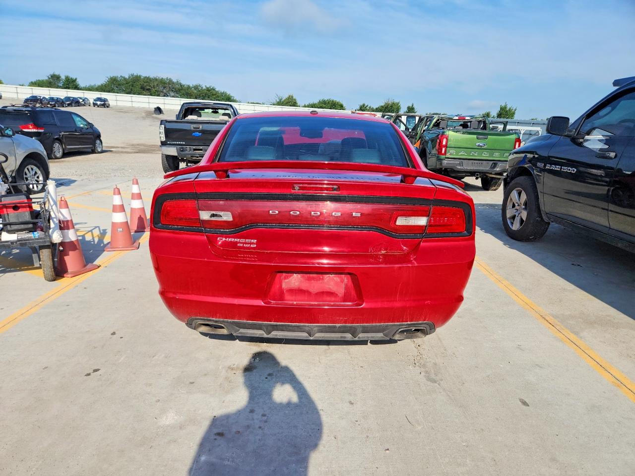 2013 Dodge Charger Sxt Red vin: 2C3CDXJG1DH545748