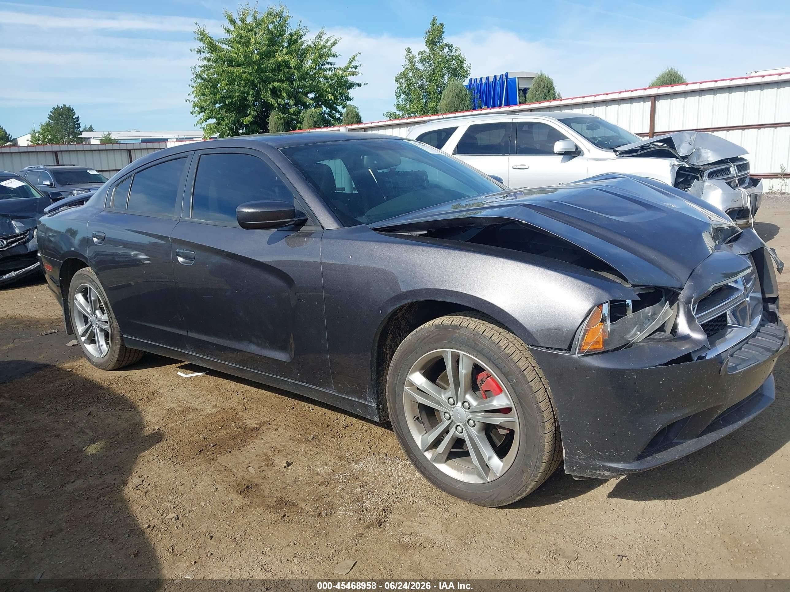 2013 Dodge Charger Sxt Plus Серый vin: 2C3CDXJG1DH564249