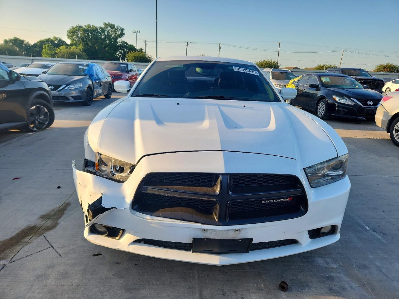 2013 Dodge Charger Sxt White vin: 2C3CDXJG1DH687338