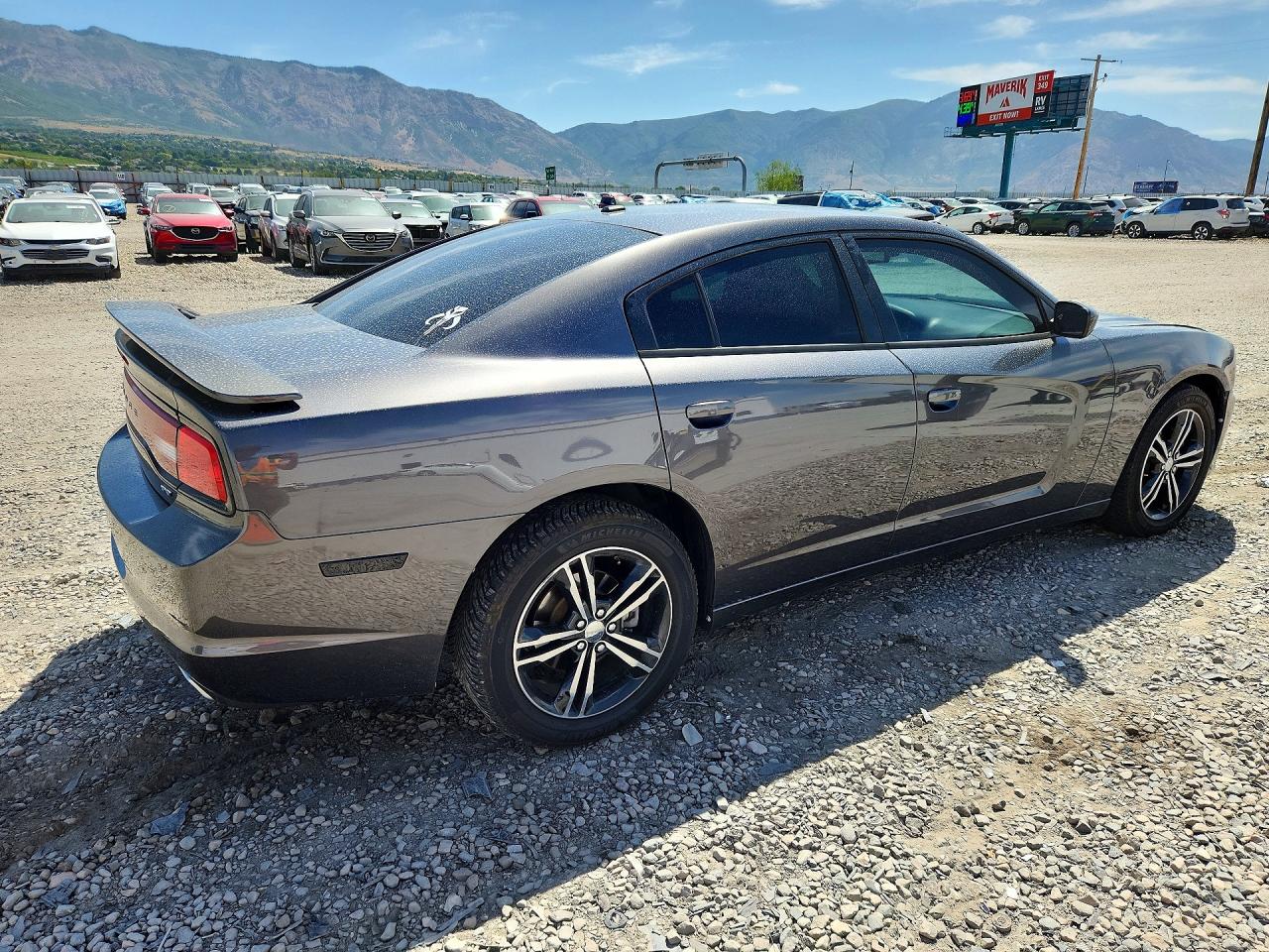 2014 Dodge Charger Sxt Gray vin: 2C3CDXJG1EH255057