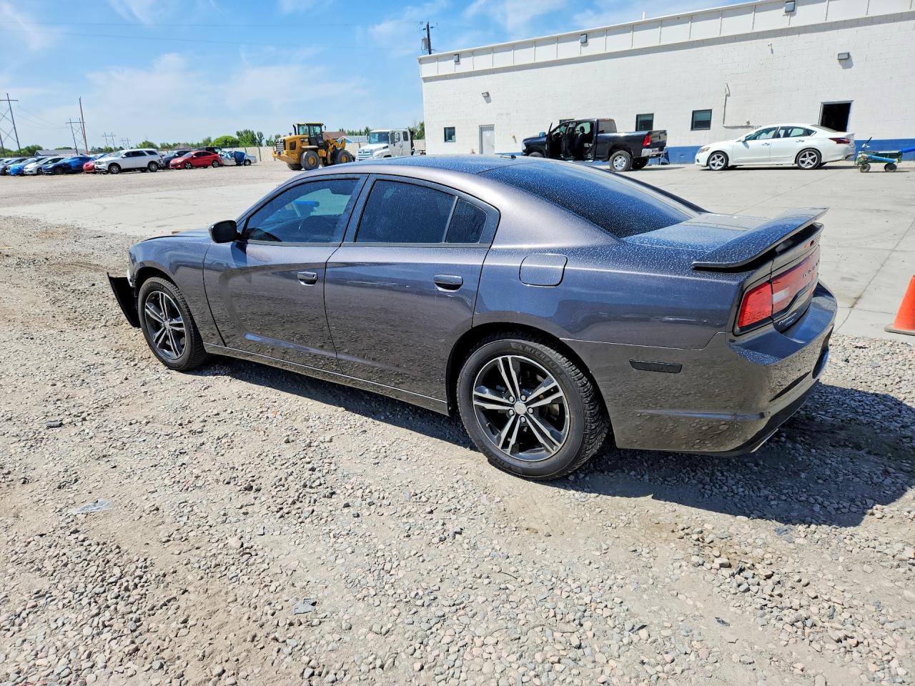 2014 Dodge Charger Sxt Gray vin: 2C3CDXJG1EH255057