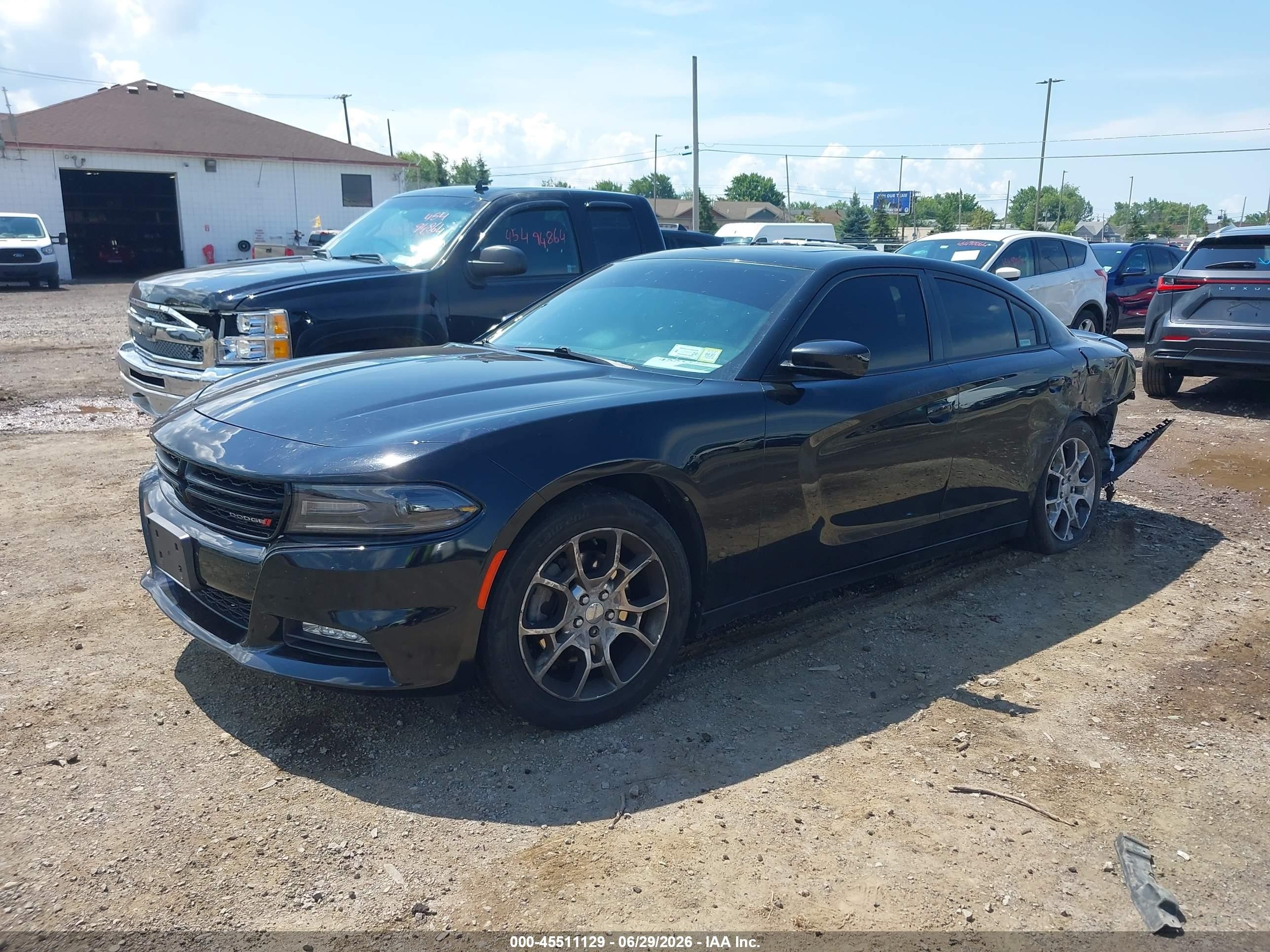 2015 Dodge Charger Sxt Black vin: 2C3CDXJG1FH848631