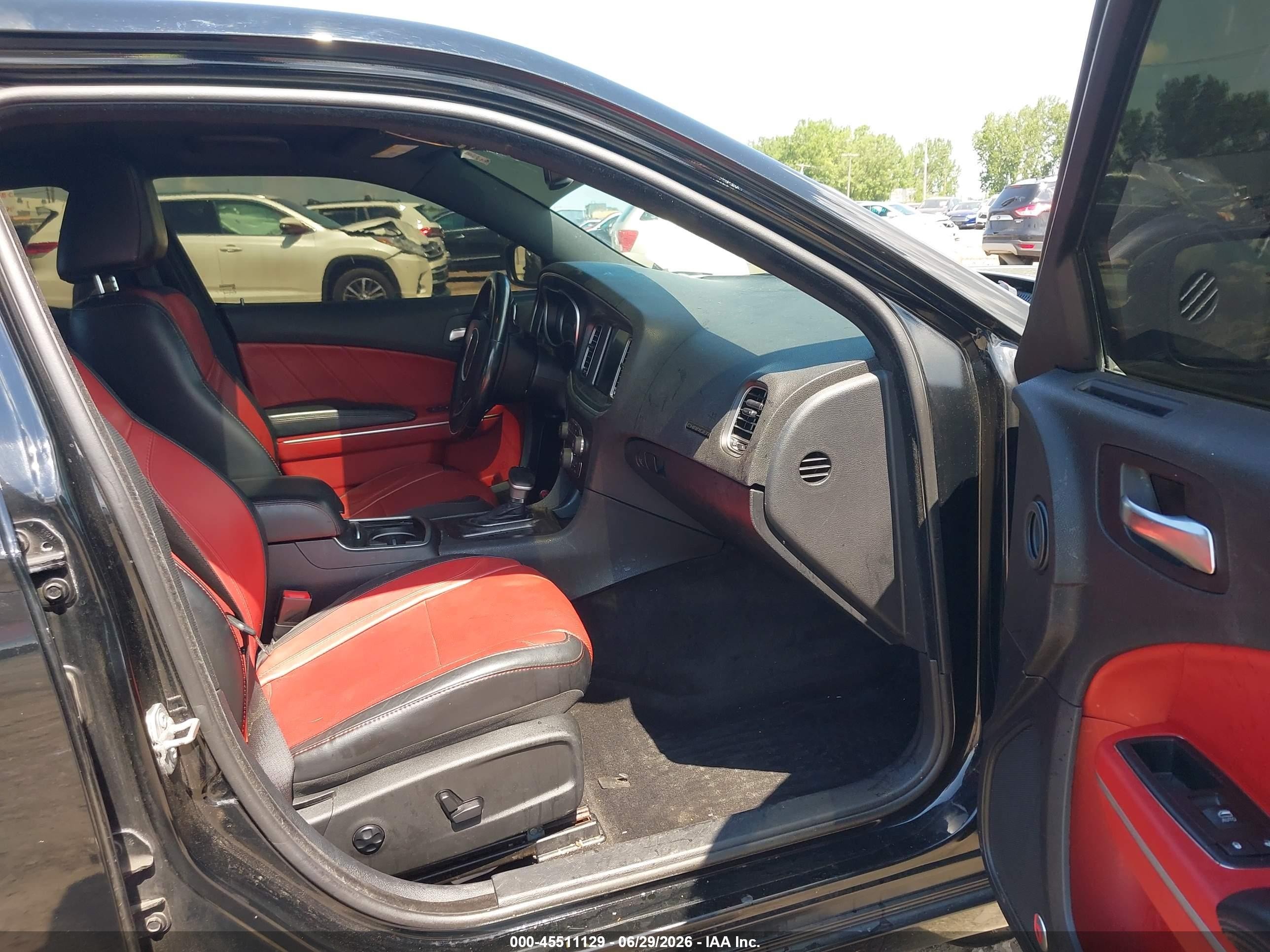2015 Dodge Charger Sxt Black vin: 2C3CDXJG1FH848631