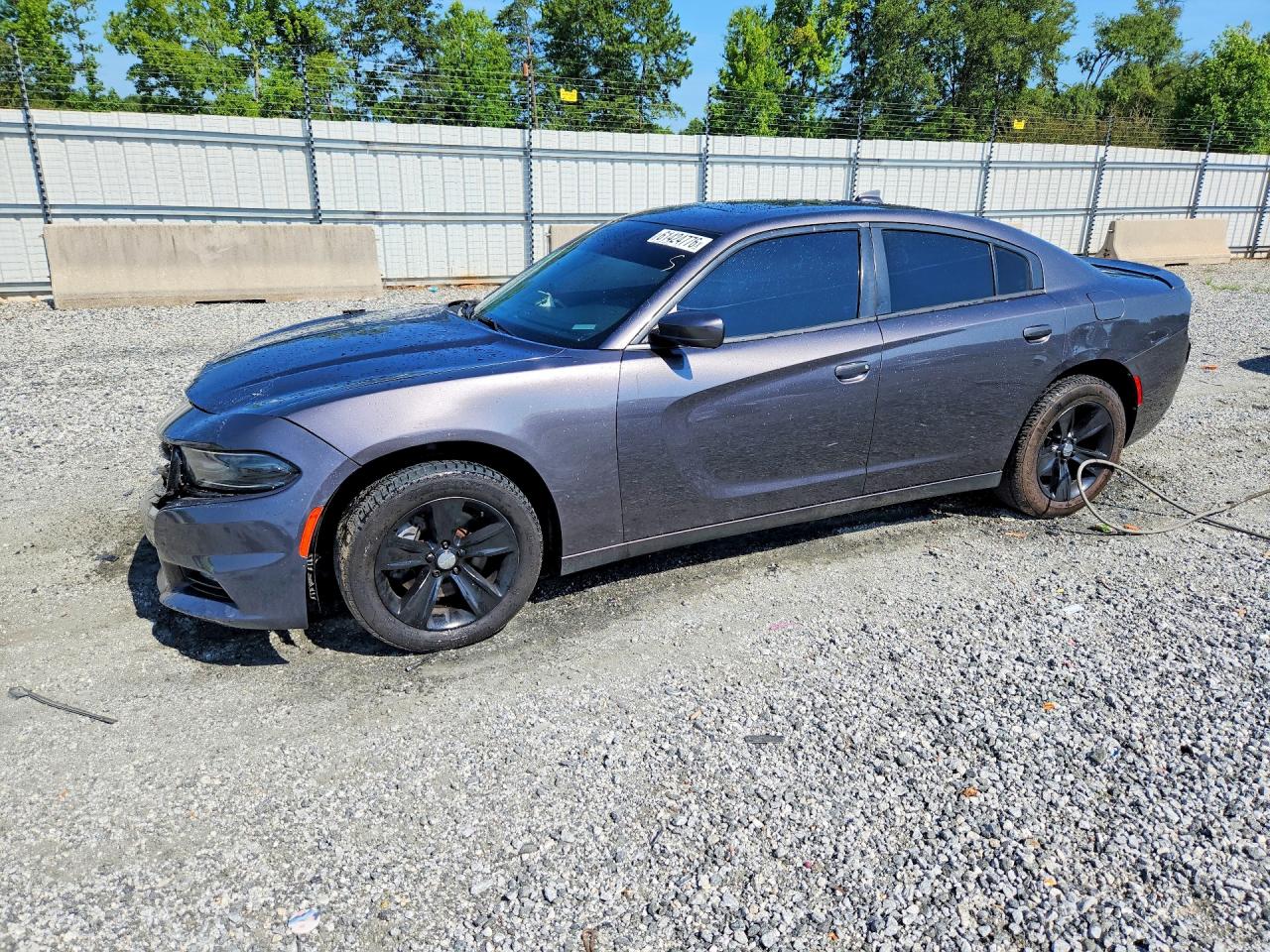 2015 Dodge Charger Sxt Gray vin: 2C3CDXJG1FH884352