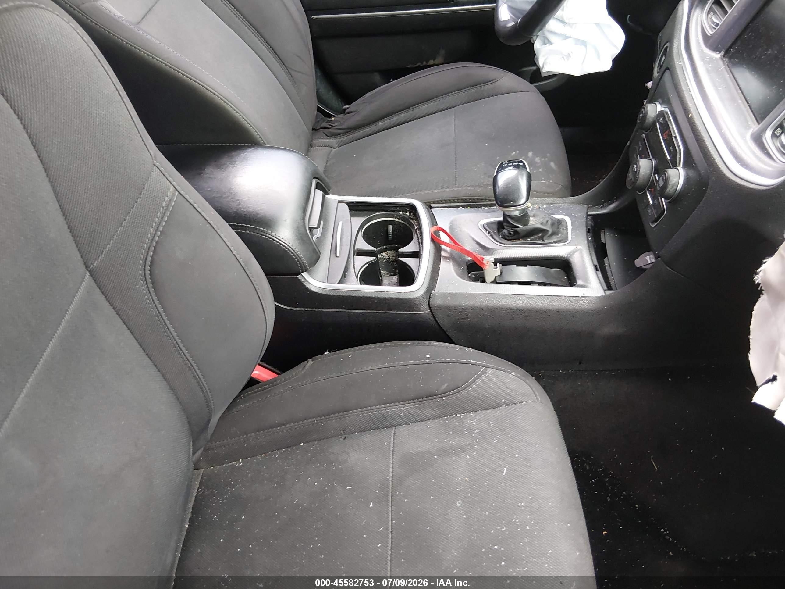 2015 Dodge Charger Sxt Black vin: 2C3CDXJG1FH919813