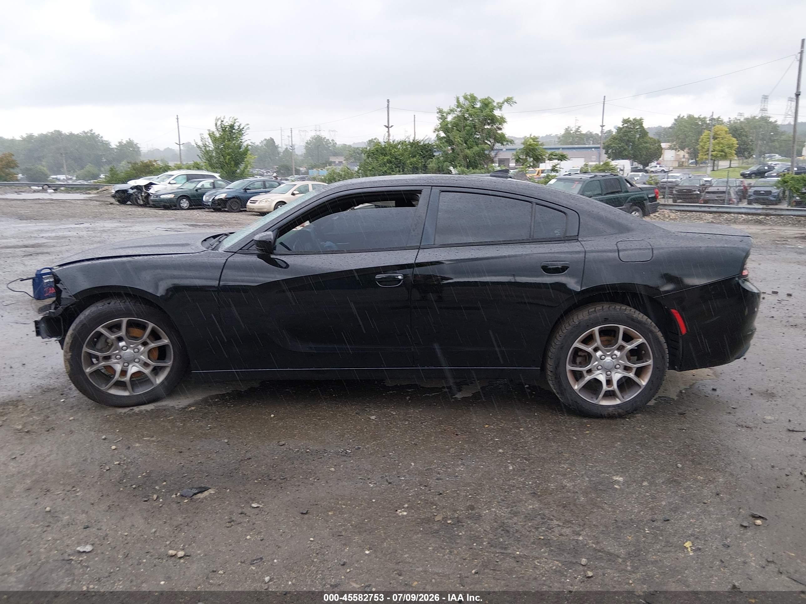 2015 Dodge Charger Sxt Black vin: 2C3CDXJG1FH919813